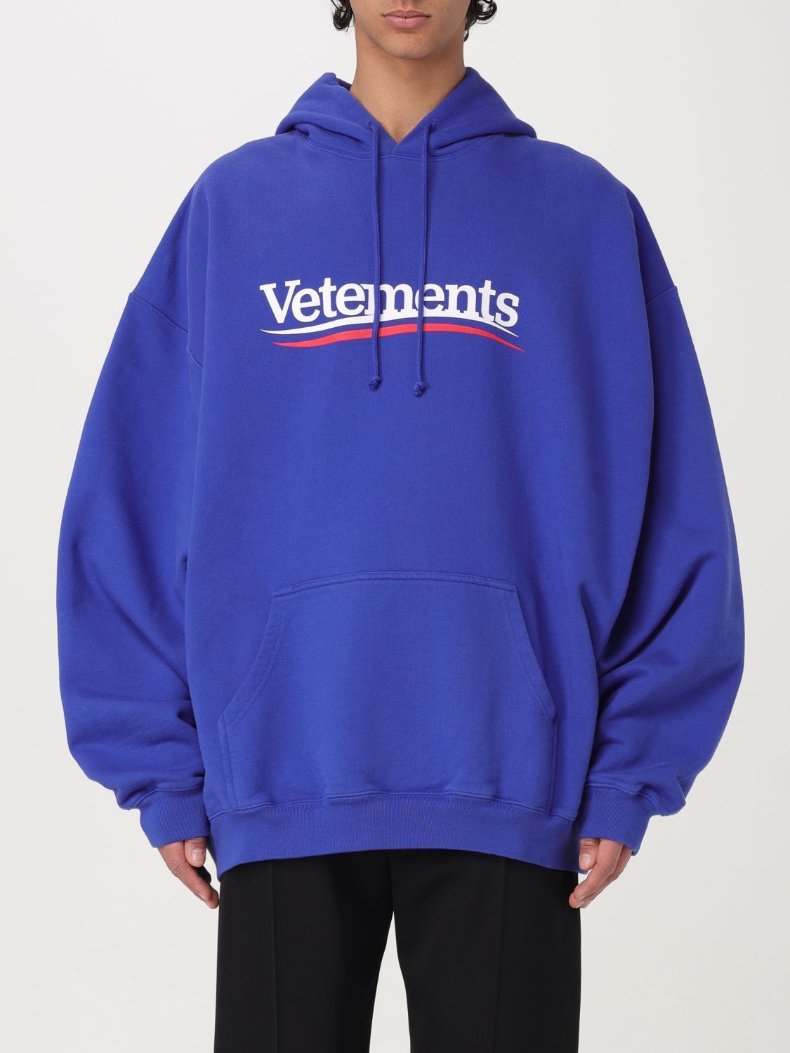 image of Vetements Sweatshirt Men Blue (Size Medium)