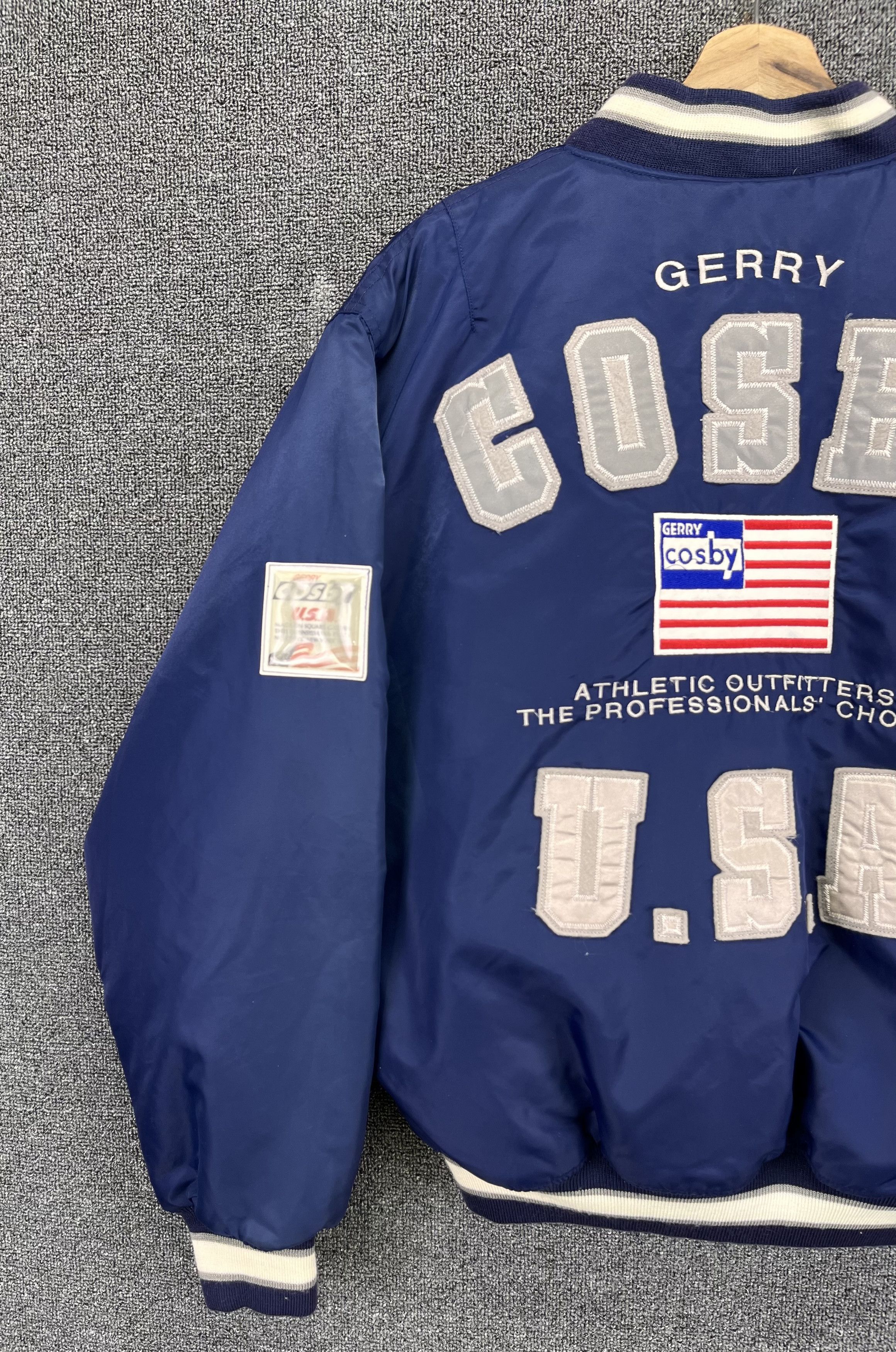 Vintage Vintage Gerry Cosby U.S.A New York Varsity Jacket Size US L / EU 52-54 / 3 - 3 Thumbnail