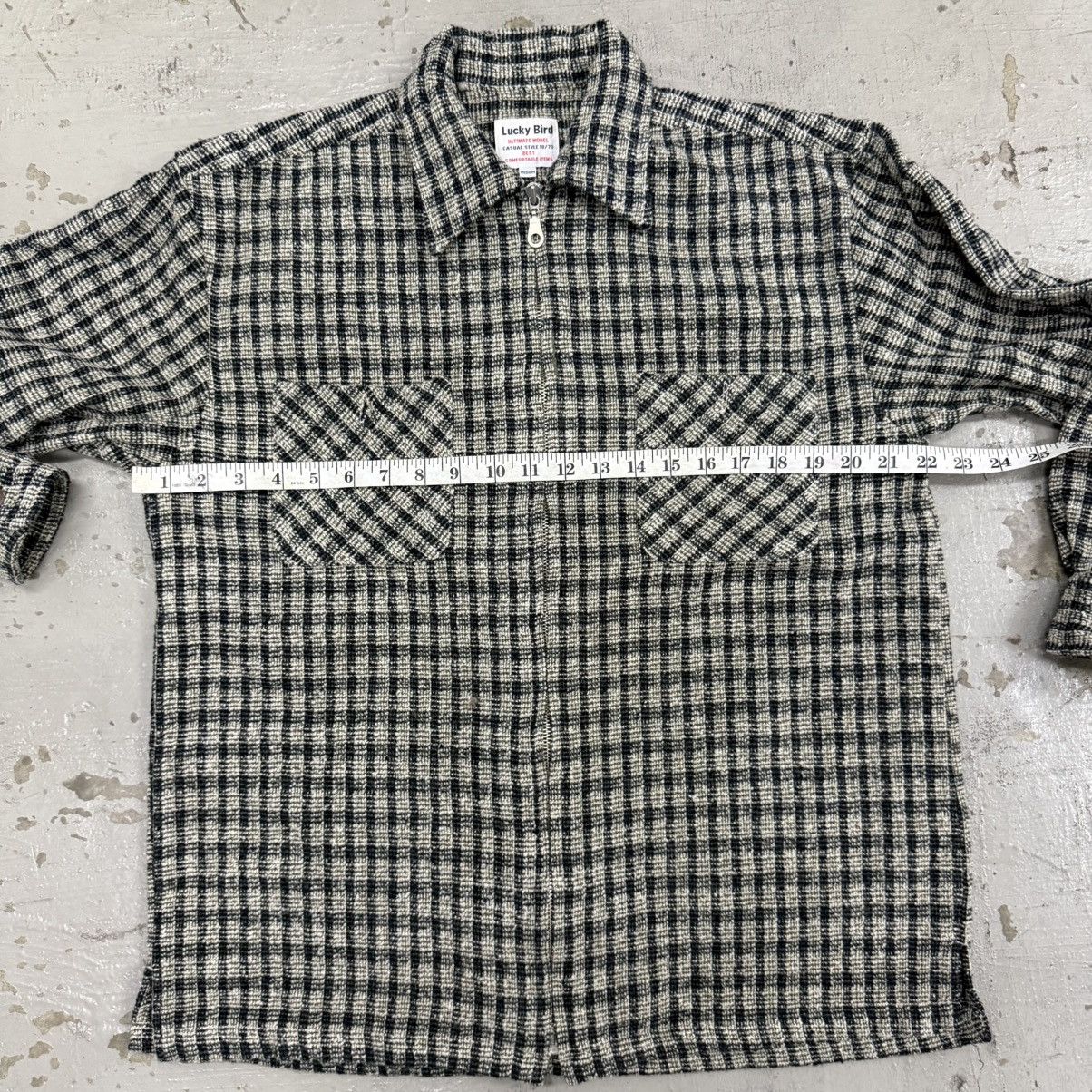 Japanese Brand Lucky Bird Japan Plaid Casual Jacket Size US M / EU 48-50 / 2 - 4 Thumbnail