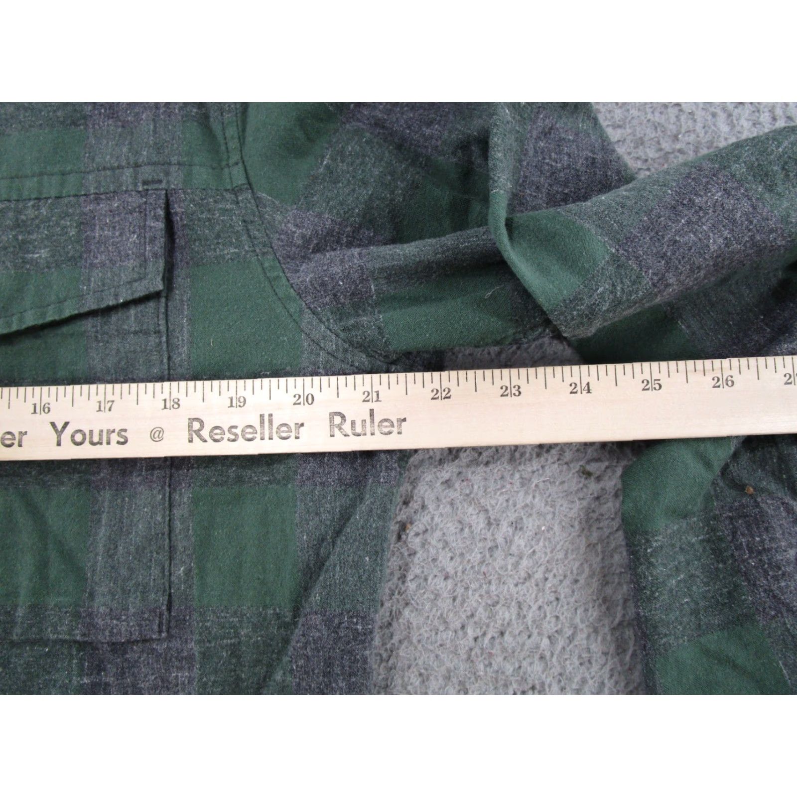 Vintage REI Wallace Lake Flannel Shirt Mens M Plaid Green Button-Up Casual Outdoor Classic Cotton Organic Cotton Regular Size M Mens Size US M / EU 48-50 / 2 - 4 Thumbnail