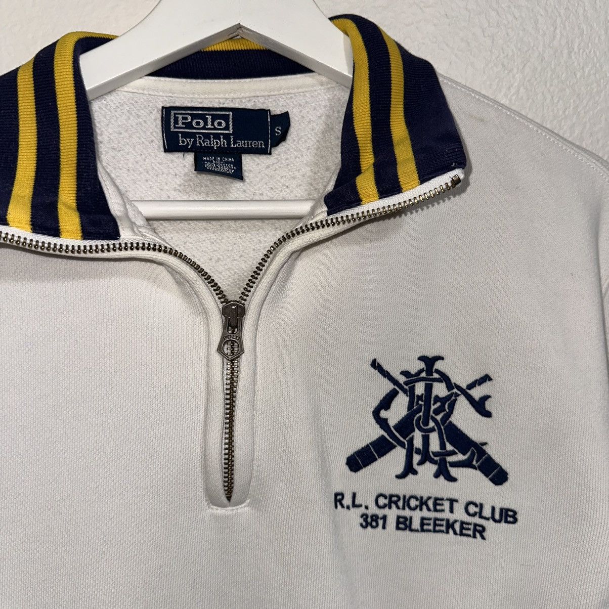 Polo Ralph Lauren Polo Ralph Lauren Blue Label Vintage Cricket Club Size US S / EU 44-46 / 1 - 3 Thumbnail