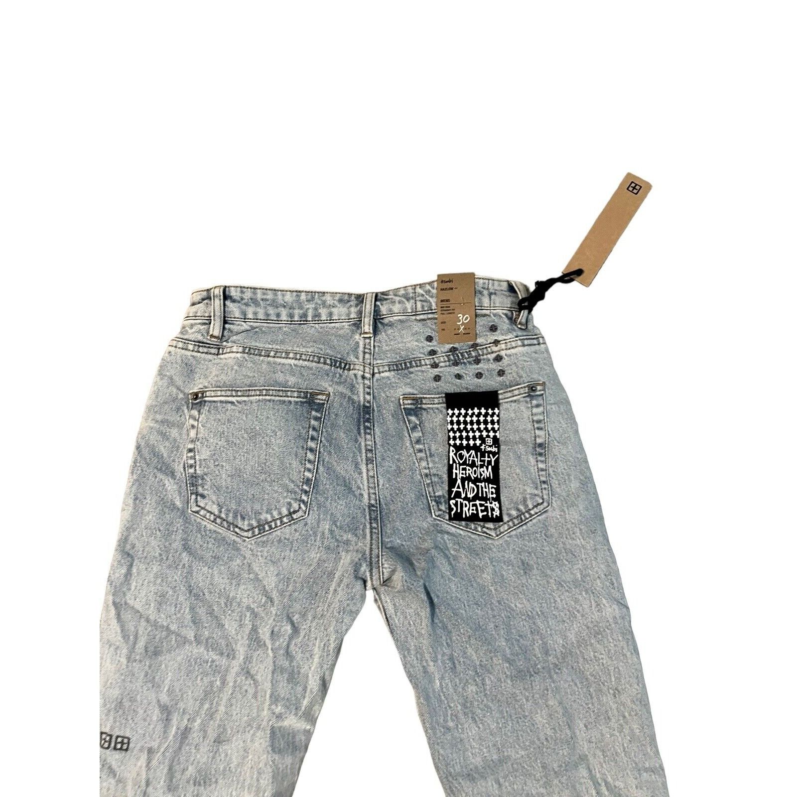 Ksubi Ksubi Jeans Mens Hazlow Straight Fit Blue Size 30/32 Size US 30 / EU 46 - 5 Thumbnail