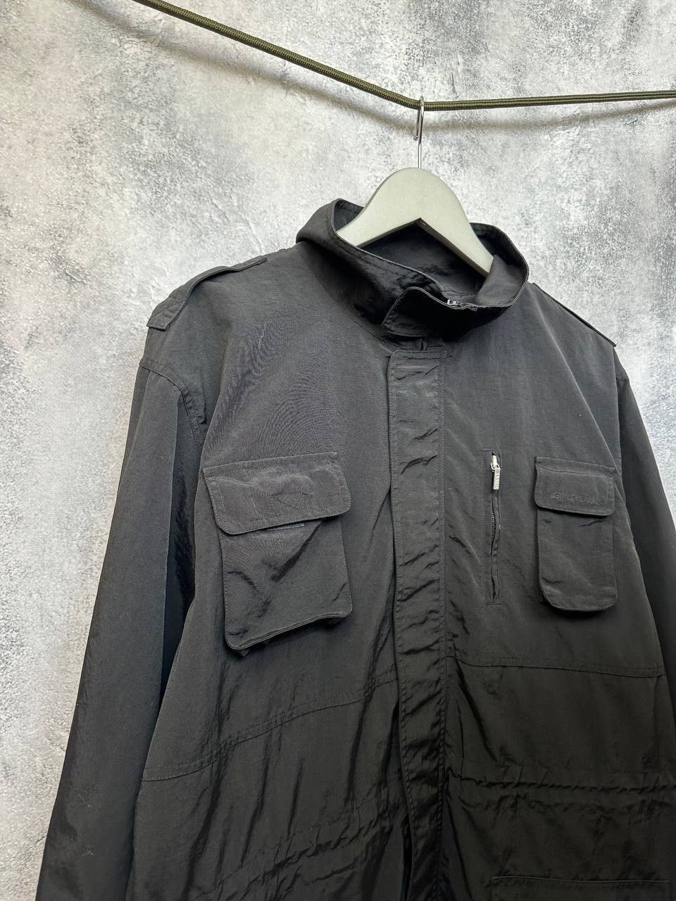 Versace RRP $1265 Versace Classic Black Waterproof Field Rain Jacket Size US L / EU 52-54 / 3 - 4 Thumbnail