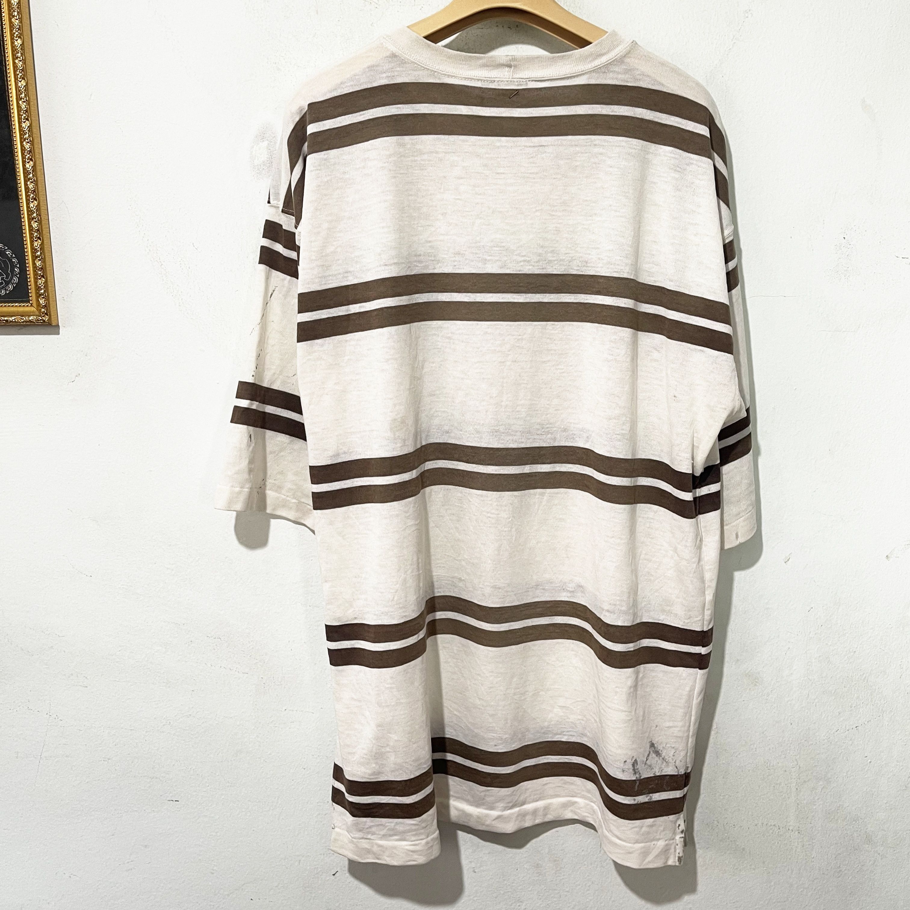Vintage Vintage 90s Striped Shirt Size XL Size US L / EU 52-54 / 3 - 2 Thumbnail