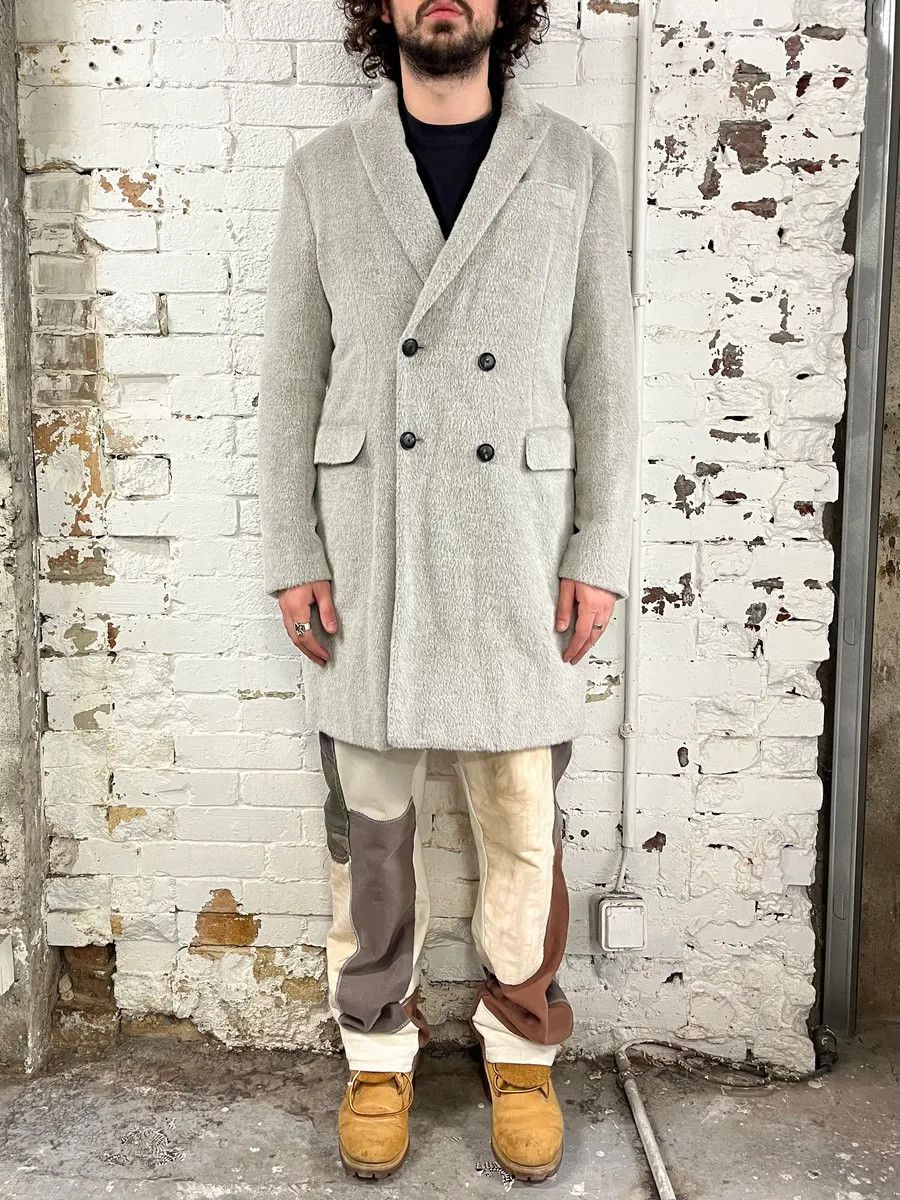 Emporio Armani AW2018 Emporio Armani Alpaca Wool Grey Trench Coat Size US M / EU 48-50 / 2 - 1 Thumbnail
