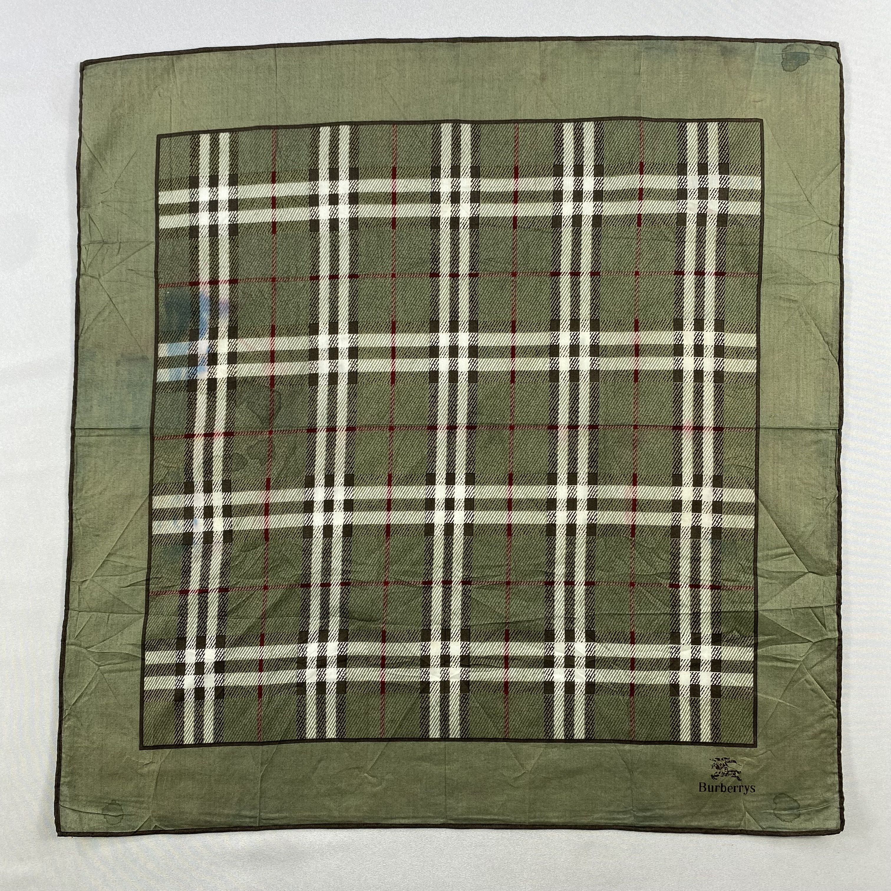 Burberry × Vintage Burberry Bandana/ Handkerchief / Neckerchief Size ONE SIZE - 3 Thumbnail