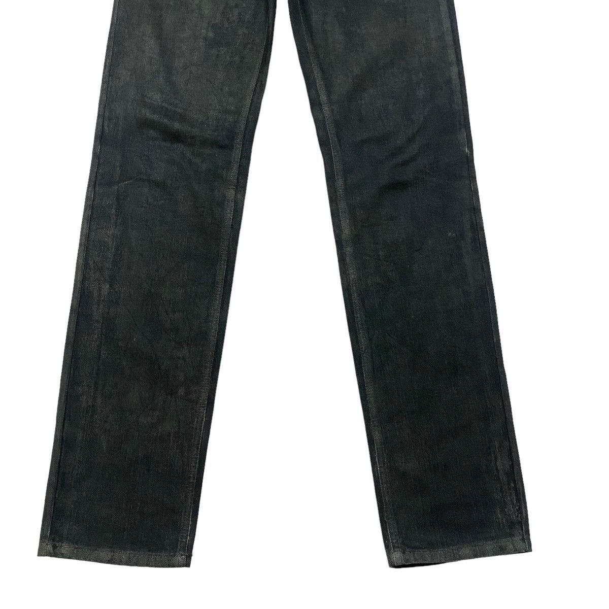John Galliano John Galliano Black Dust Waxed Denim Jeans Size US 30 / EU 46 - 6 Thumbnail