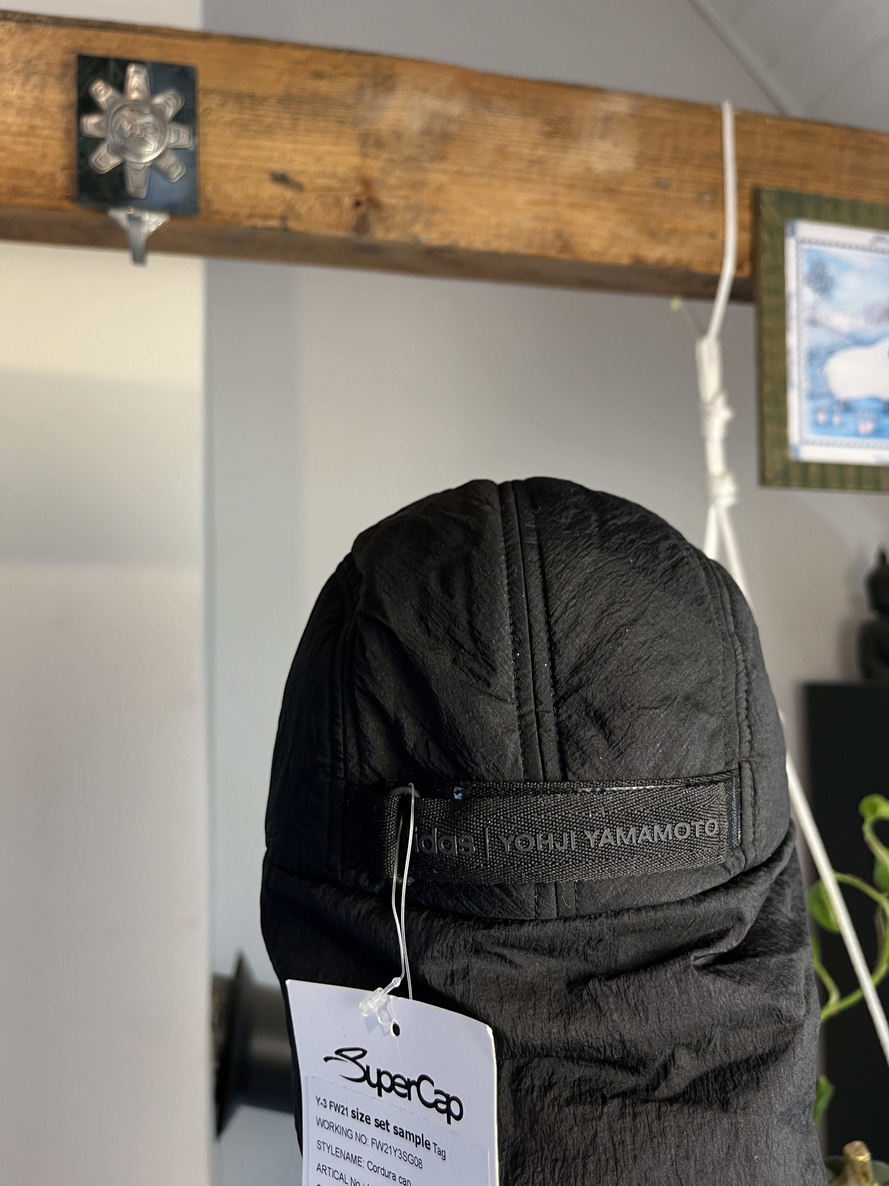 Japanese Brand × Y-3 × Yohji Yamamoto FW21 Sample Y-3 Yohji Yamamoto x Adidas Cordura Cocoon Hat Size ONE SIZE - 7 Thumbnail