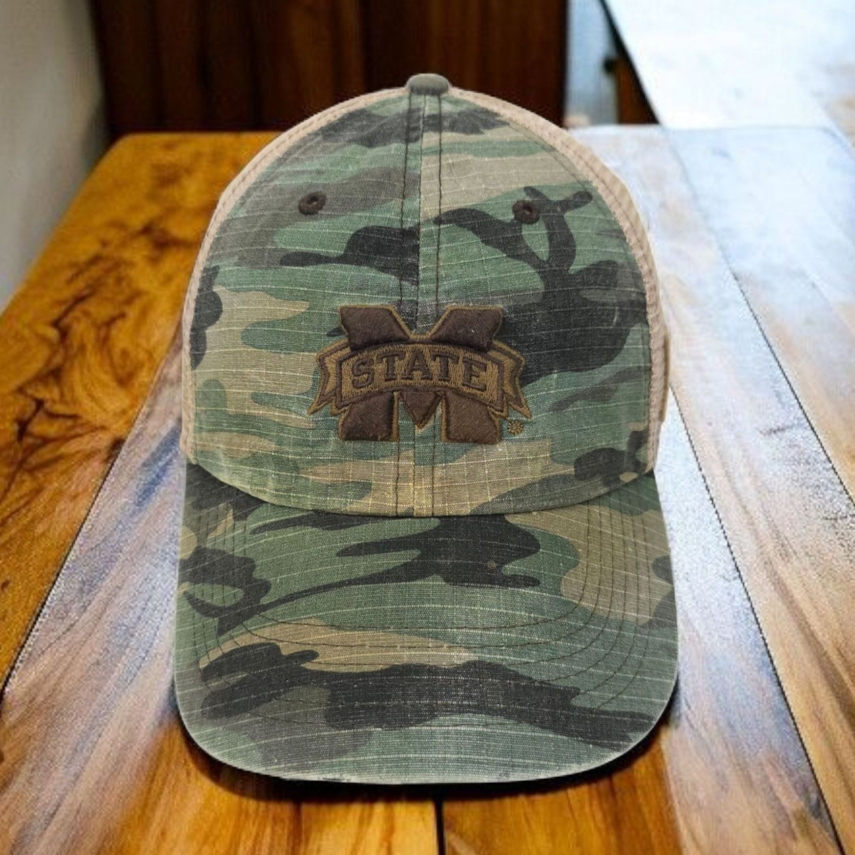 Top Of The World Mississippi State Bulldogs Strapback Cap Hat Logo Patch Dist Size ONE SIZE - 1 Thumbnail