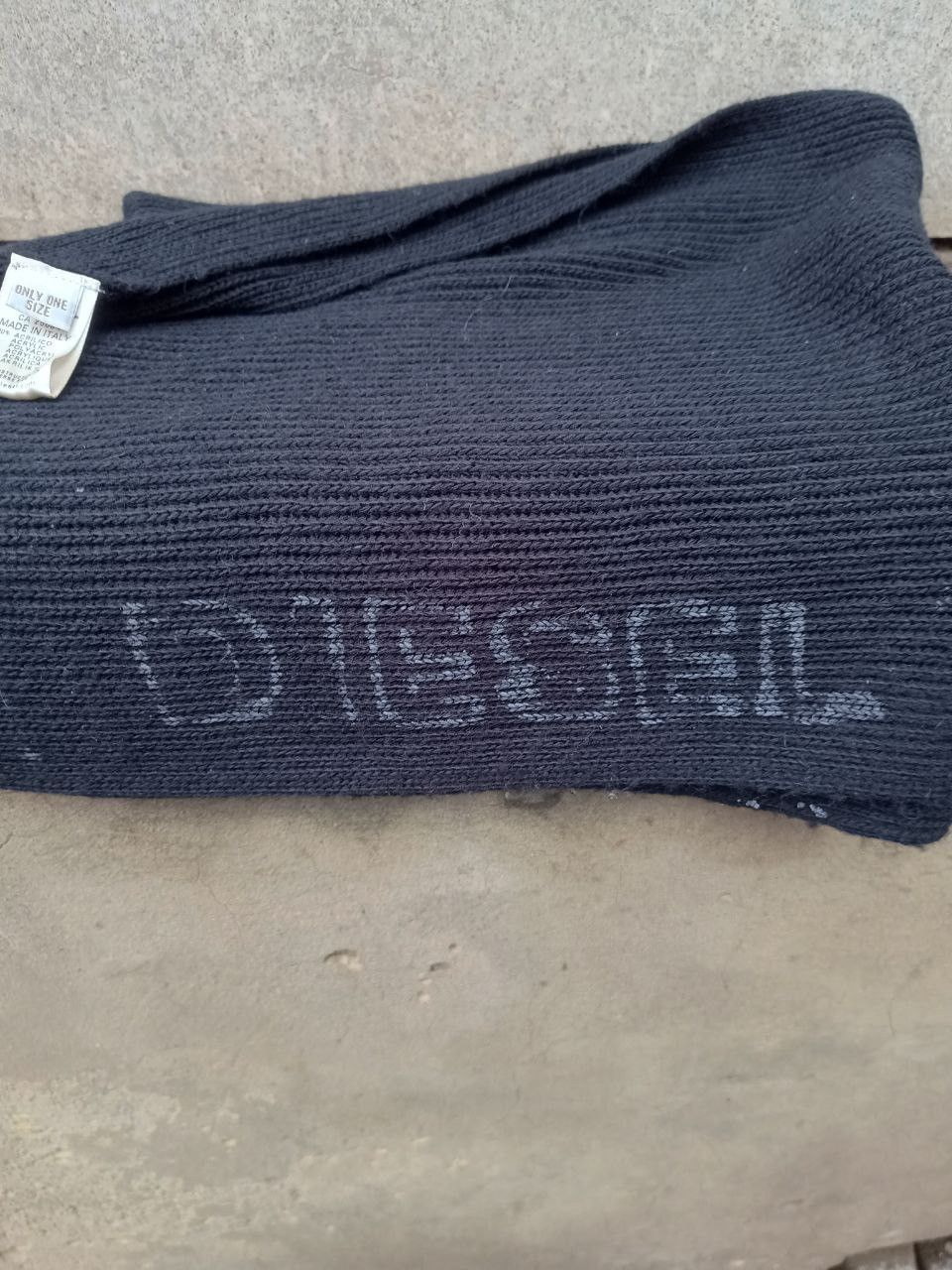 Diesel Diesel vintage y2k black scarf Size ONE SIZE - 5 Thumbnail
