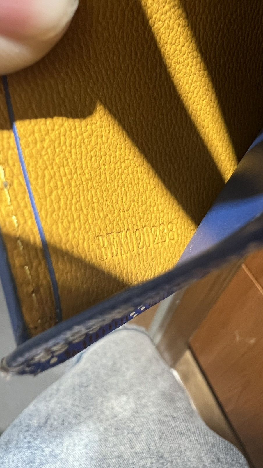 Goyard Blue Bi-Fold Wallet