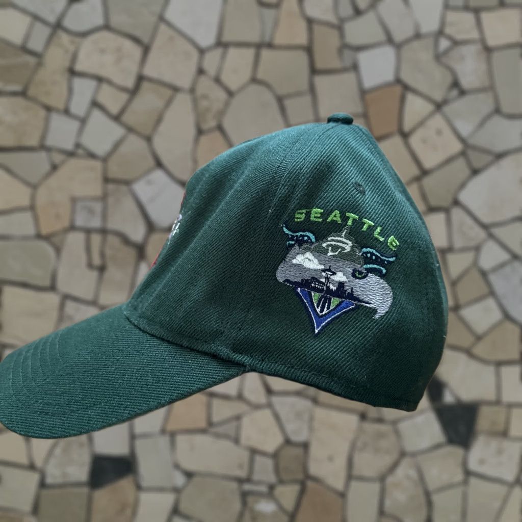 Vintage PHEIT Seattle Snapback Cap Green Men One Size Cap Green Size ONE SIZE - 1 Thumbnail