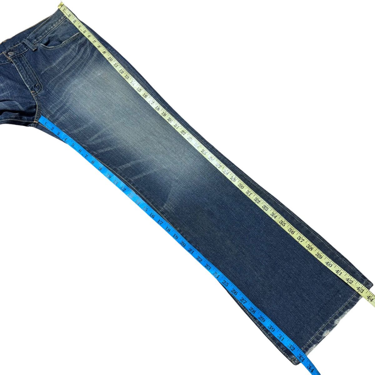 Levi's Vintage Levis 517 Flare Jeans Hedi Slimane Size US 33 - 23 Thumbnail