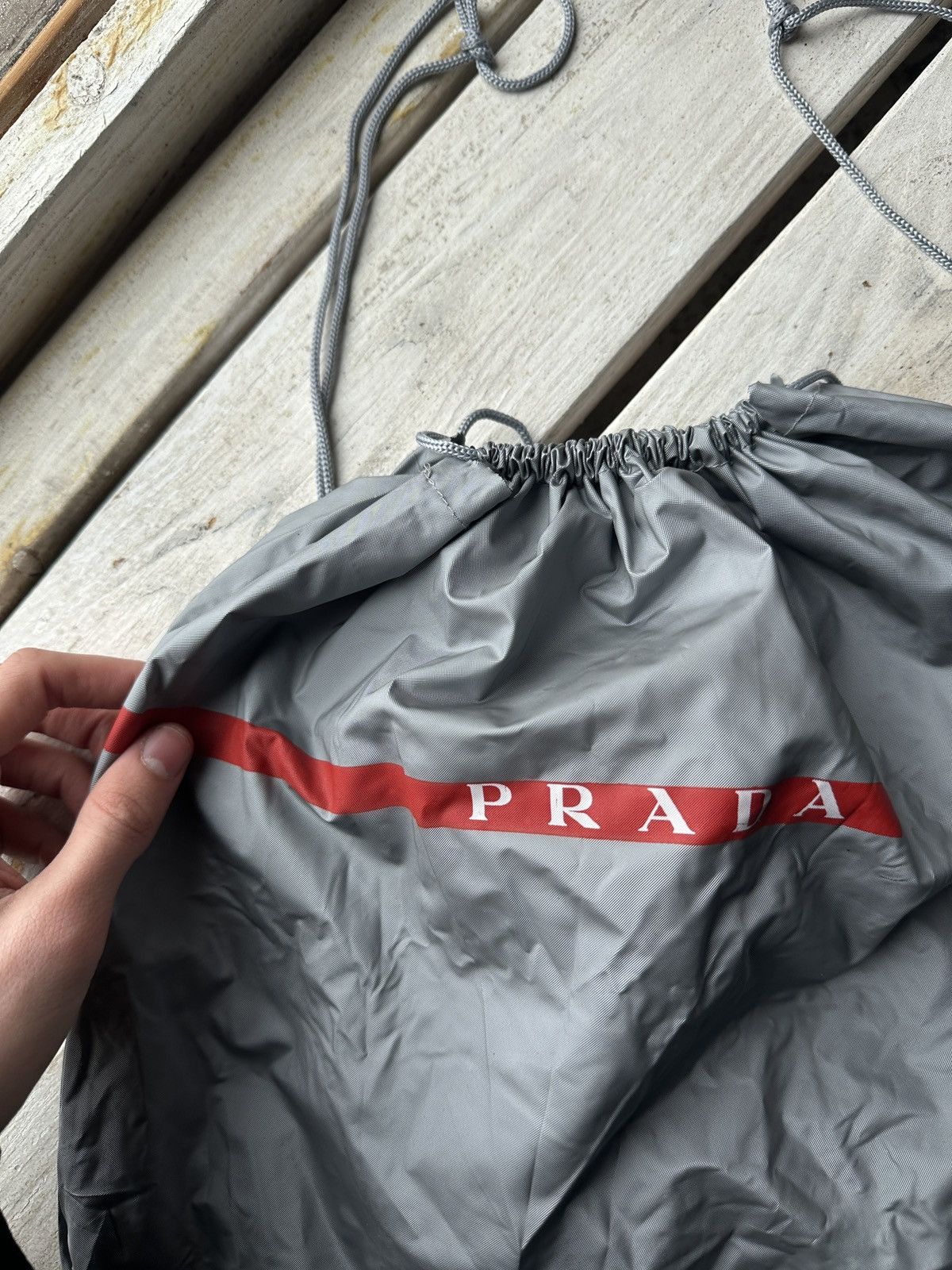 Prada 🚨PRADA RED TAB Y2K Bag Shopper cover Tote BIG LOGO Size ONE SIZE - 3 Thumbnail