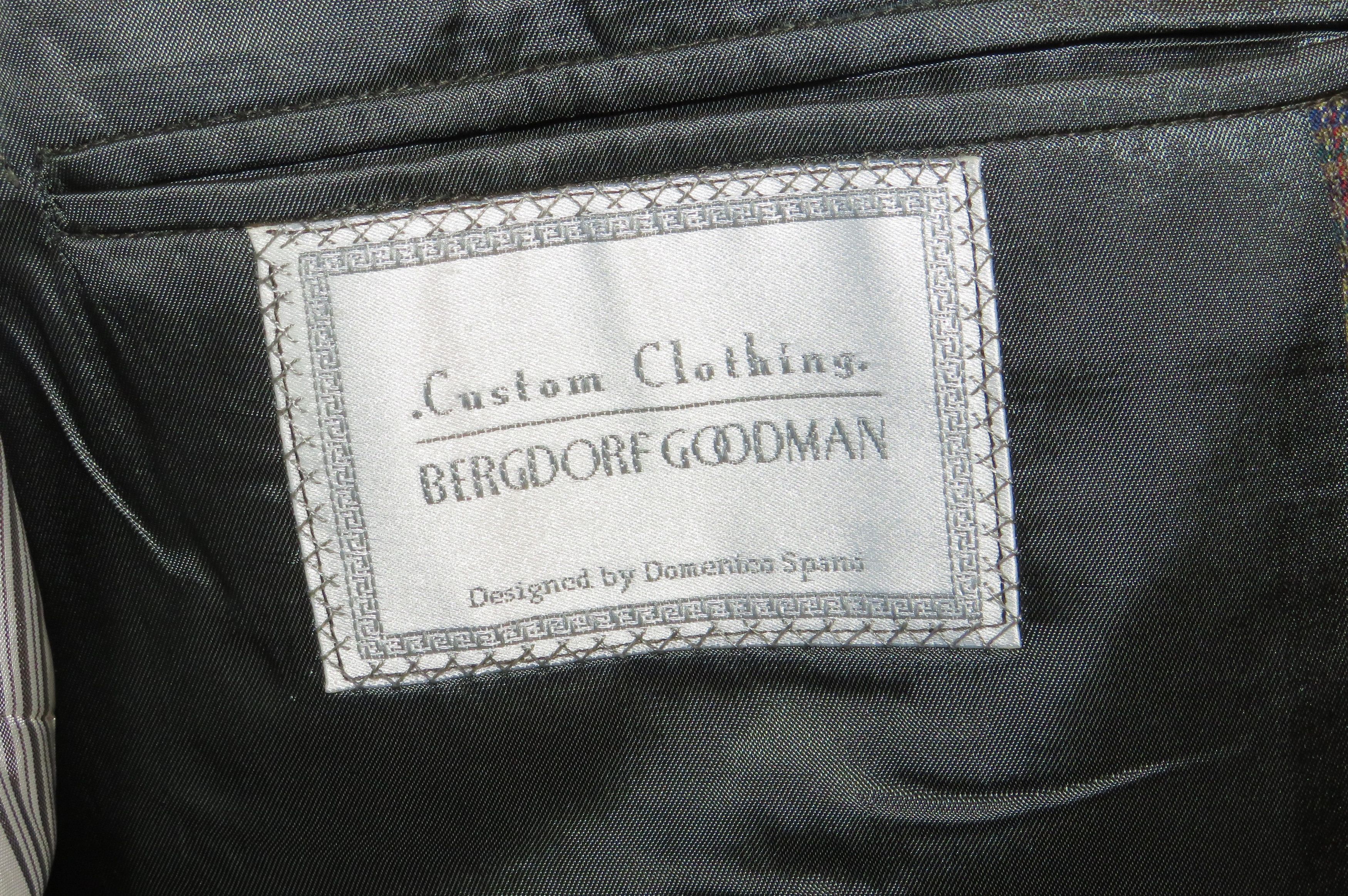 Bergdorf Goodman × Domenico Spano Bespoke Belted Guncheck Three Roll Two Hunting Suit 42R Size 42R - 17 Thumbnail