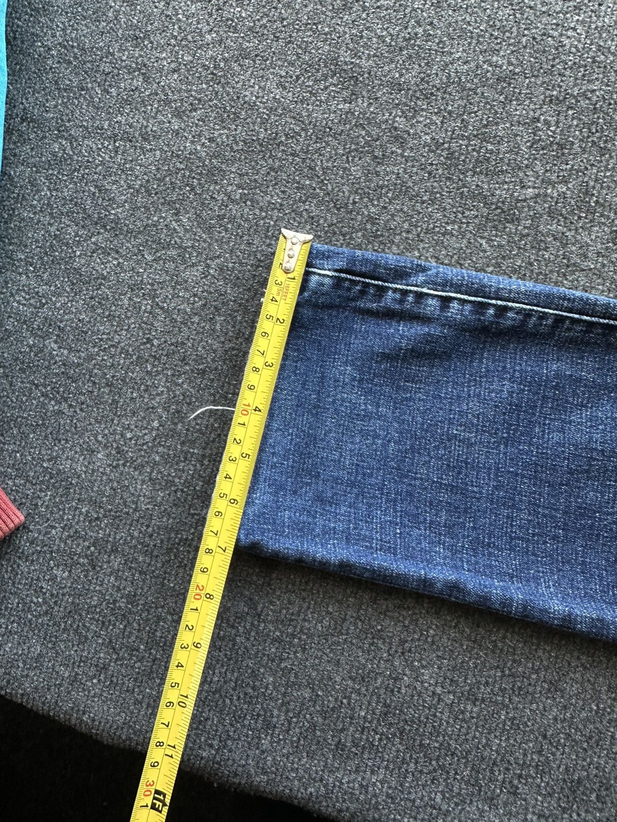 Armani 🚨Y2K WOMEN ARMANI JEANS WITH LOGO AVANT GARDE DENIM PANTS Size 30" / US 8 / IT 44 - 19 Thumbnail