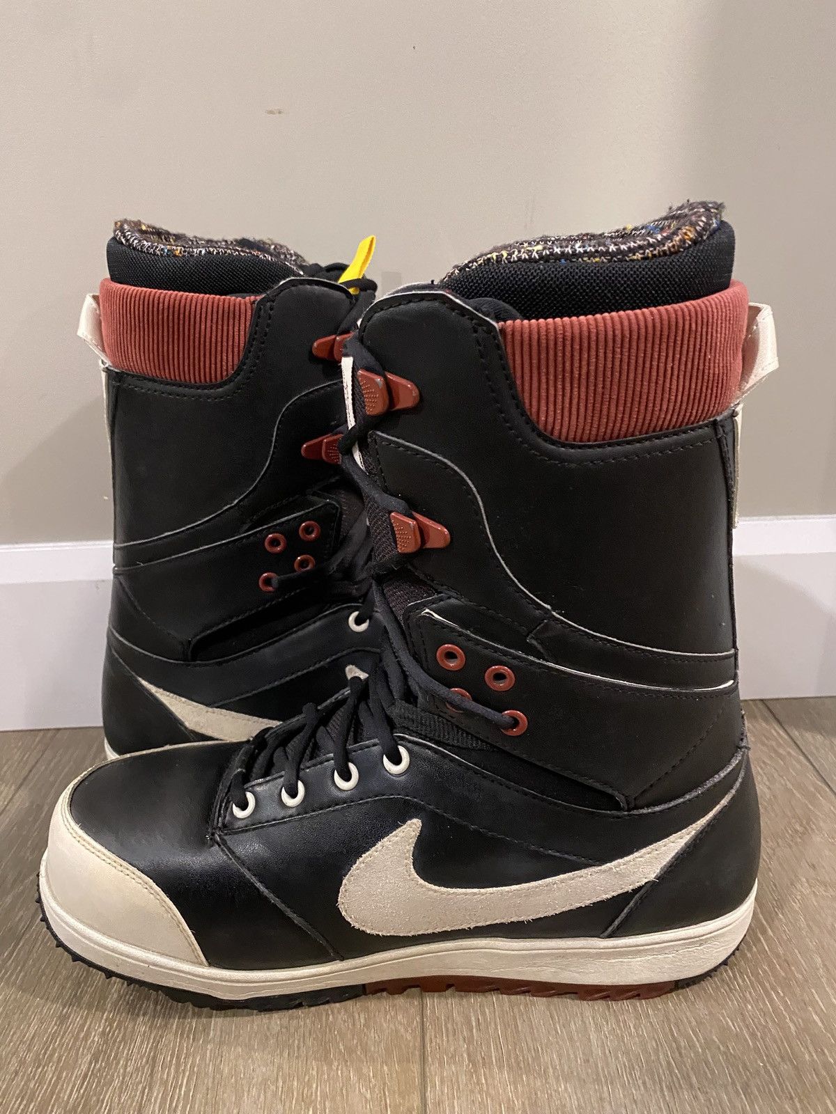Nike Nike Zoom DK Danny Kass Snowboard Boots White / Black Size US 9 / EU 42 - 5 Thumbnail
