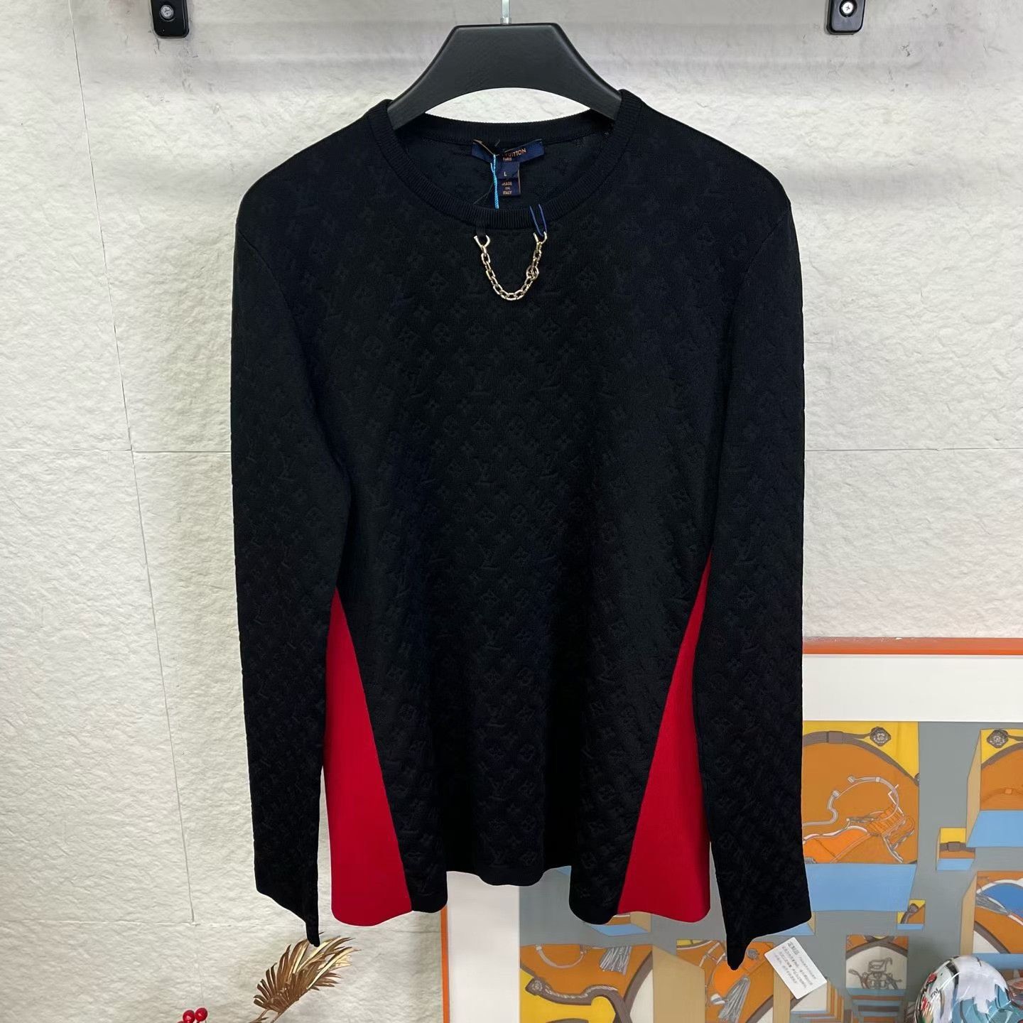 Louis Vuitton Louis Vuitton Monogram Patchwork Knit Sweater Size US L / EU 52-54 / 3 - 1 Thumbnail