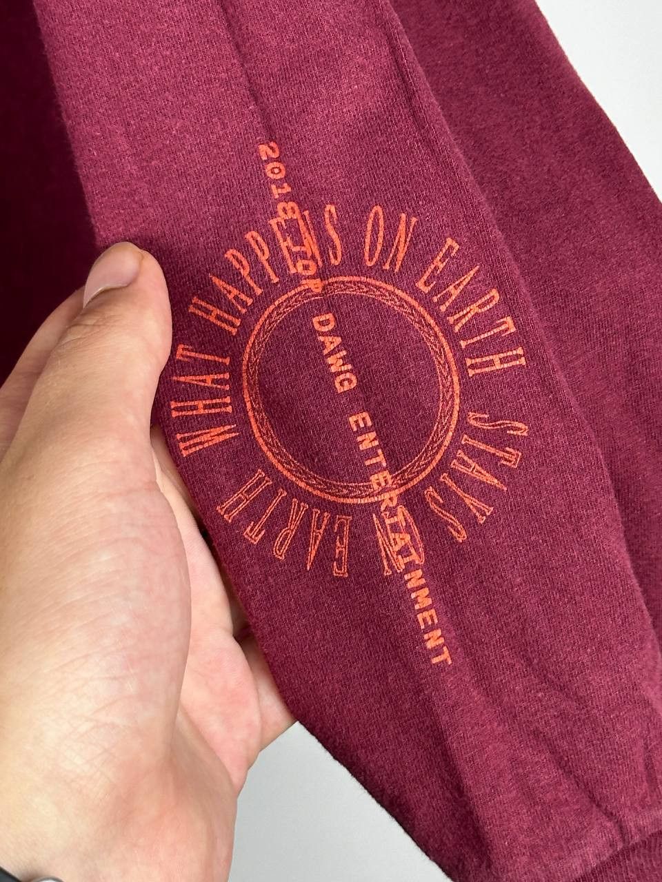 Kendrick Lamar Kendrick Lamar 2018 tour red longsleeve tee DAMN. TDE Size US M / EU 48-50 / 2 - 10 Thumbnail