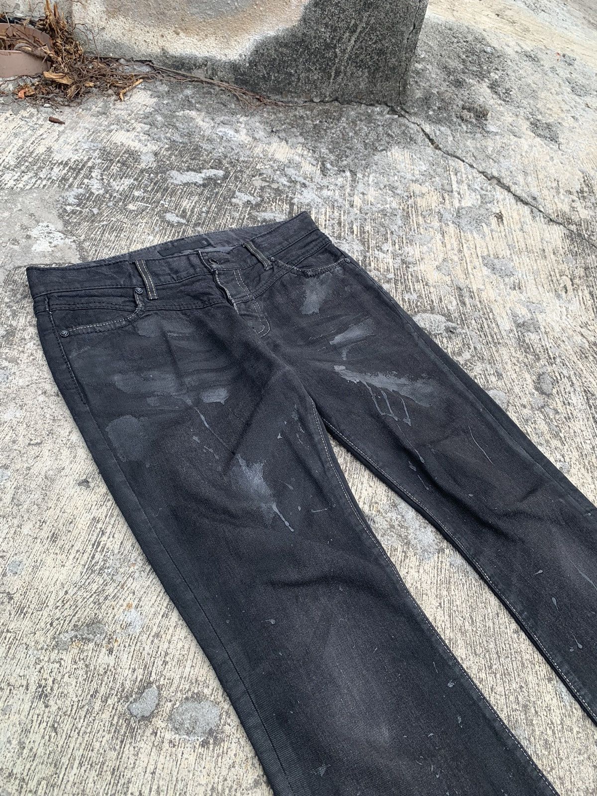 GOSTAR DE FUGA Flared Gostar de fuga waxed jeans Size 33" - 9 Thumbnail