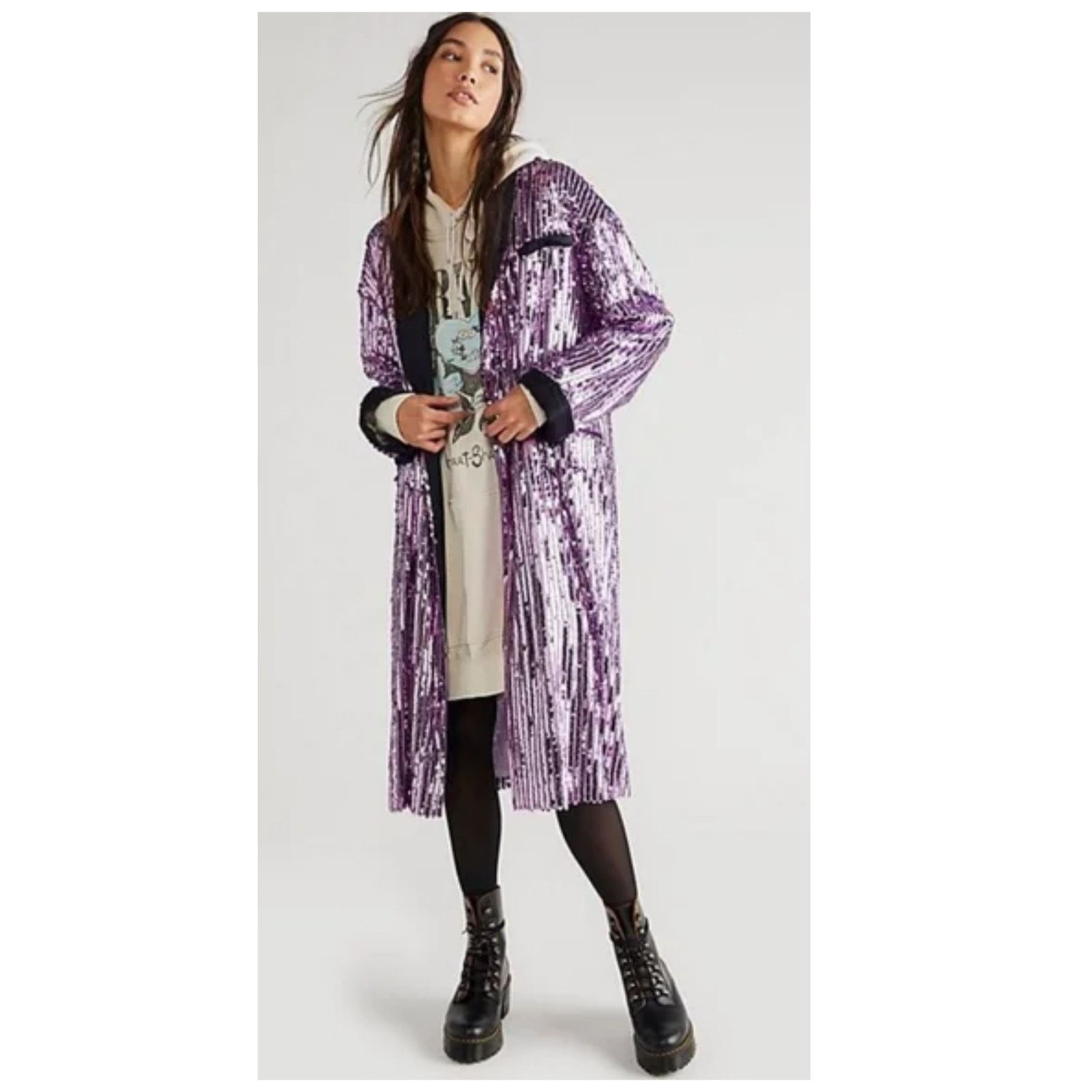 Free People Free People Ella Sequin Duster Size Small Size S / US 4 / IT 40 - 14 Thumbnail