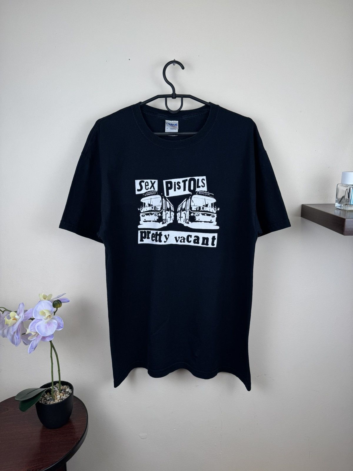 Other Vintage Sex Pistols Pretty Vacant T shirt Black Rock Band L Size US L / EU 52-54 / 3 - 1 Thumbnail