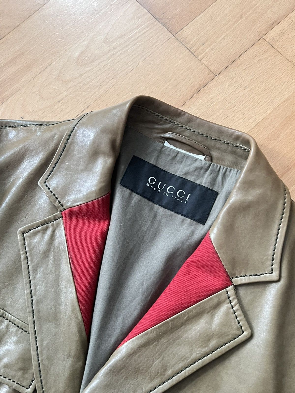 Gucci Gucci by Tom Ford Leather Jacket/Coat Size US S / EU 44-46 / 1 - 2 Thumbnail
