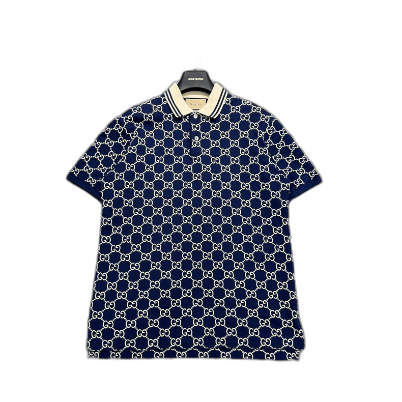 Gucci Embroidered Short Sleeve Polo Shirt-2506