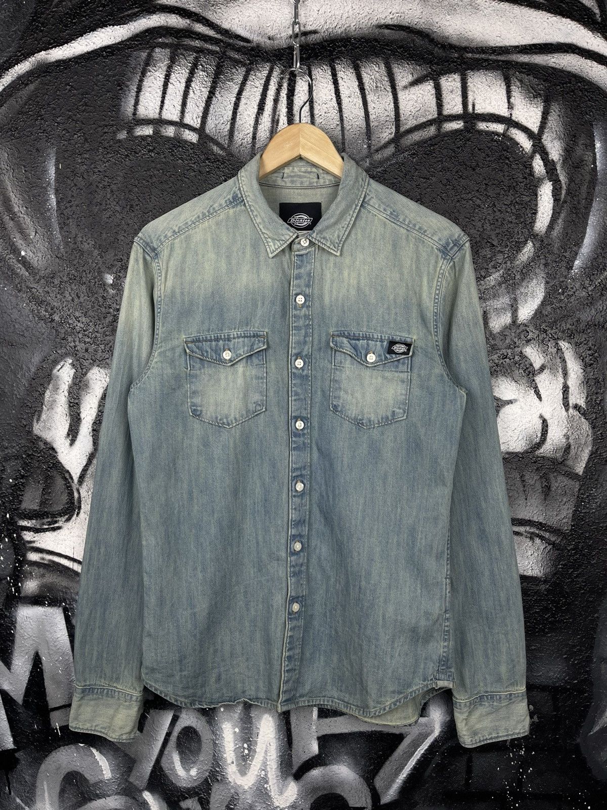 Dickies × Vintage Dickies Denim Shirt Button Up Men’s Size S Size US S / EU 44-46 / 1 - 2 Thumbnail
