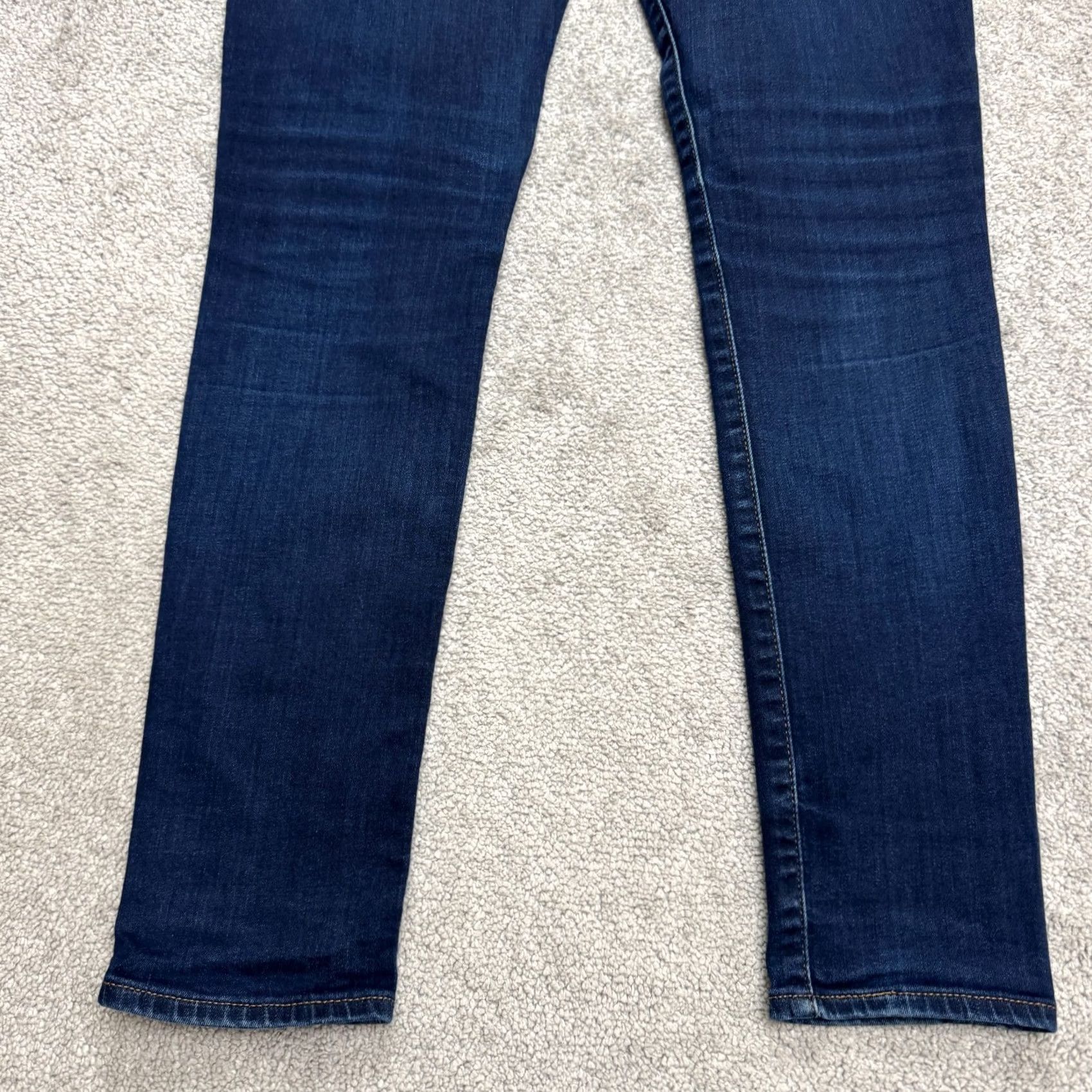 Levi's Levi's 721 High Rise Skinny Denim Jeans Womens Dark Wash Black 30x31 Stretch Regular 5-Pocket City Streetwear Mens Size 29" - 3 Thumbnail