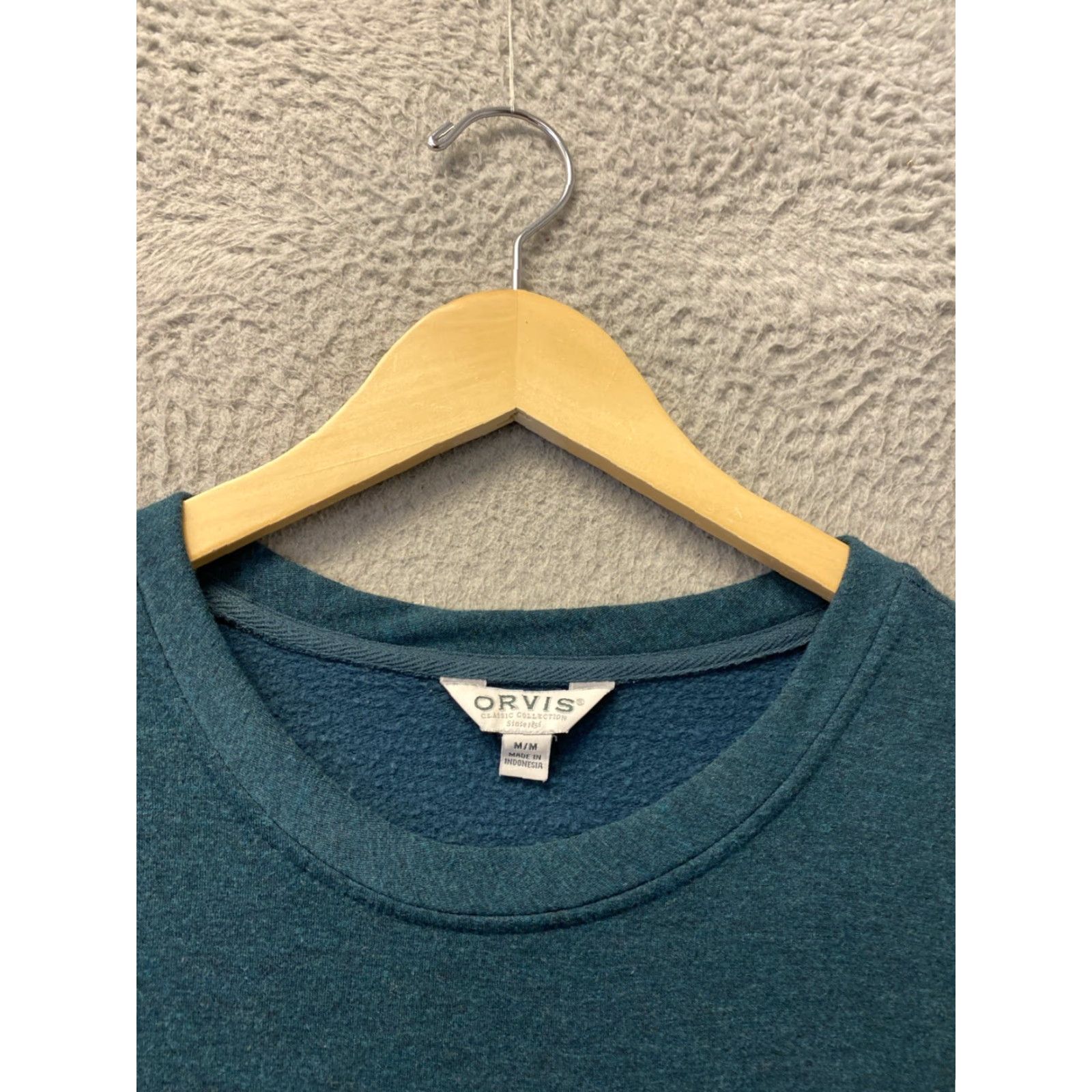 Orvis Orvis Pullover Sweater Women's Medium Green Crewneck Long Sleeve Raglan Sleeve /0454 Size M / US 6-8 / IT 42-44 - 3 Thumbnail