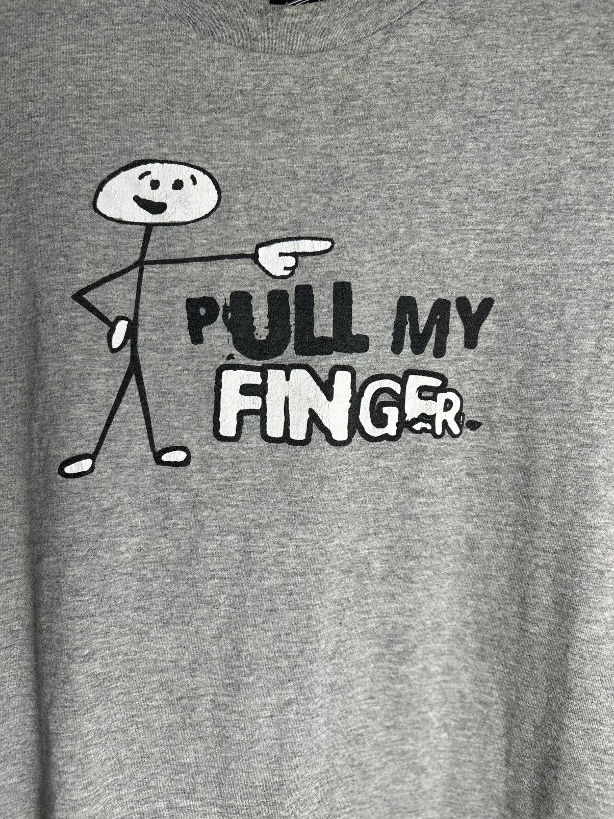 Other 2004 Pull My Finger Graphic T-Shirt Size US XL / EU 56 / 4 - 3 Thumbnail