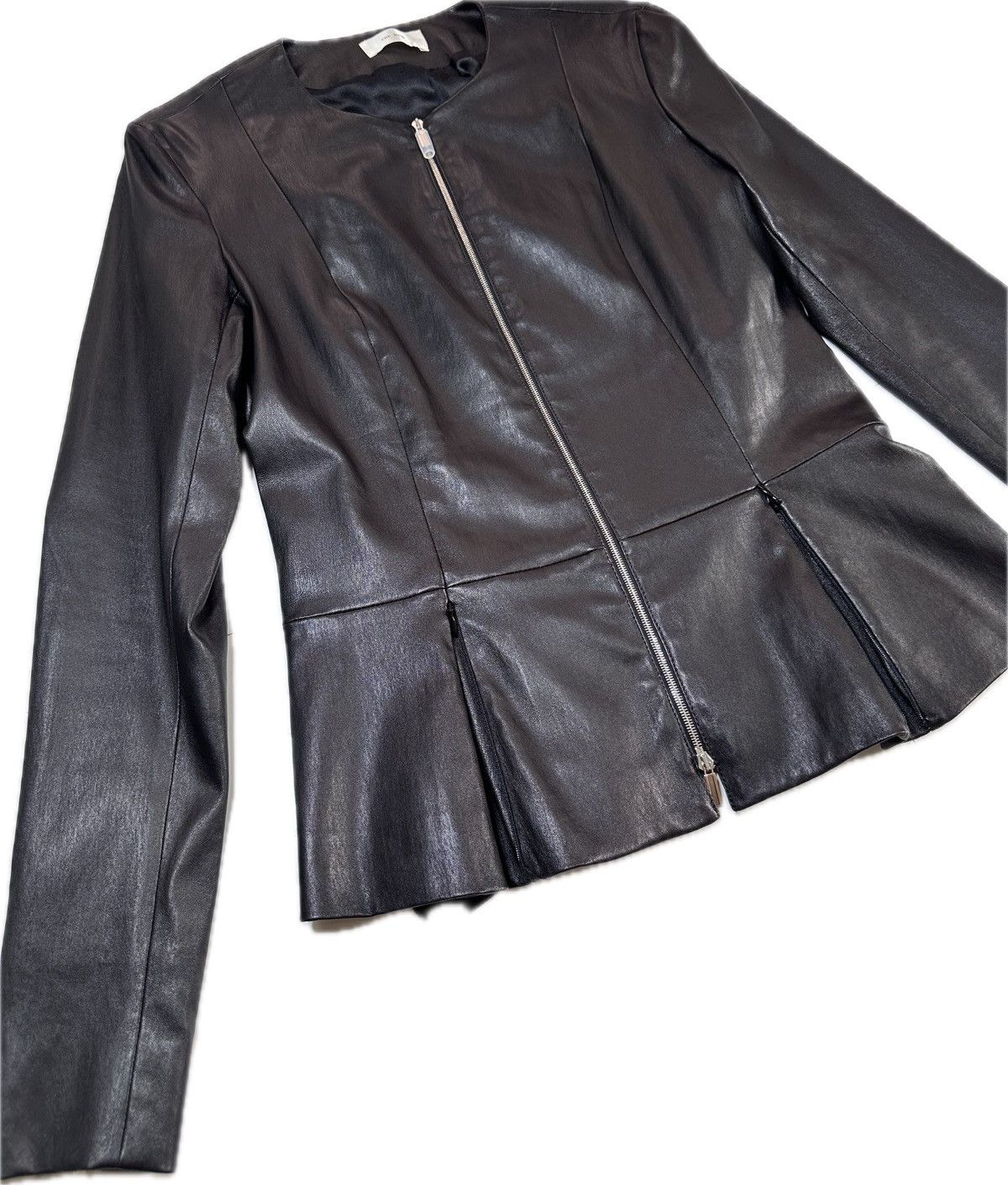 The Row The Row Anasta Jacket 100% Lambskin Leather Size XL / US 12-14 / IT 48-50 - 10 Thumbnail