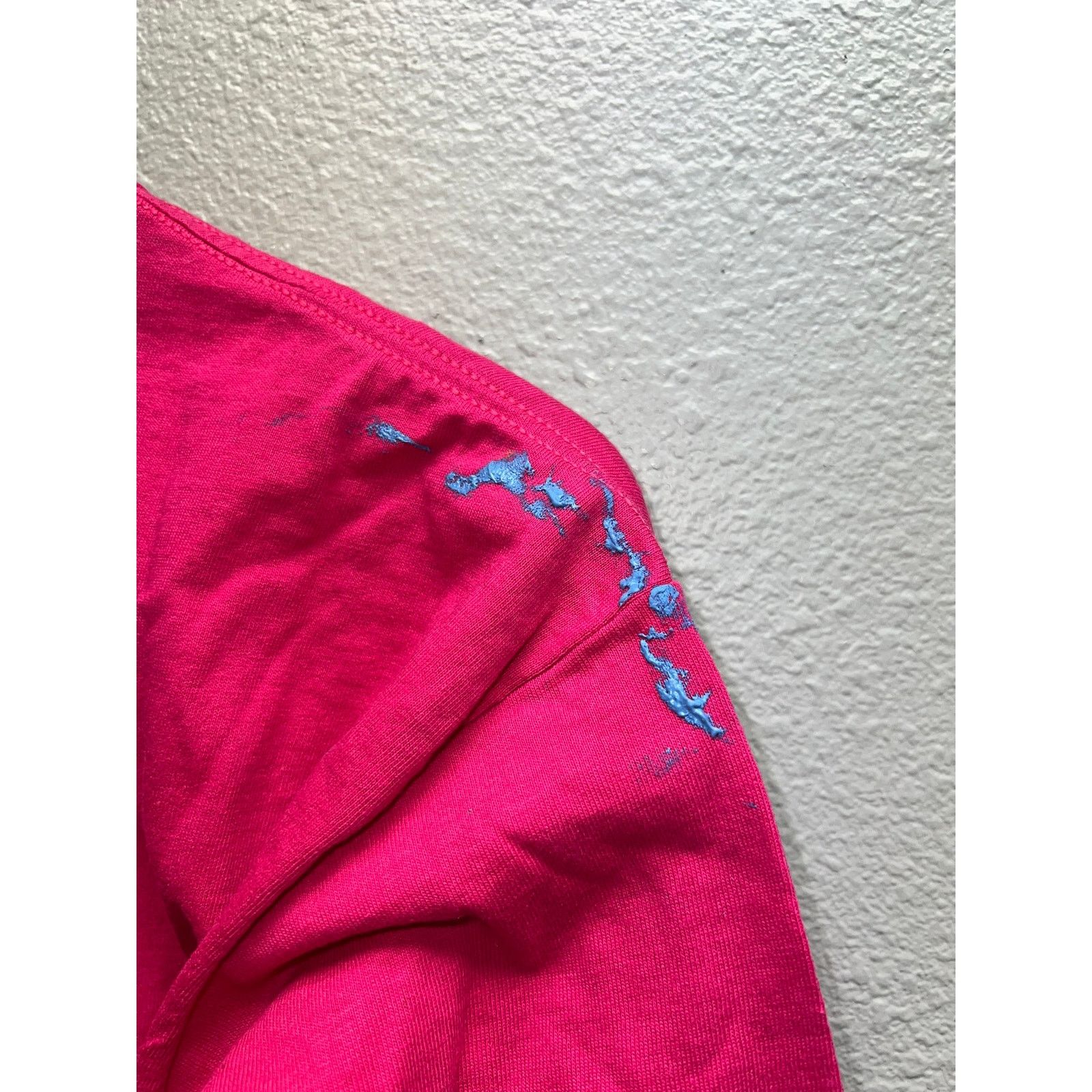 Jerzees 90s Vintage Jerzees Pink Blank Shirt Tee 1990s VTG L Large Size US L / EU 52-54 / 3 - 9 Thumbnail