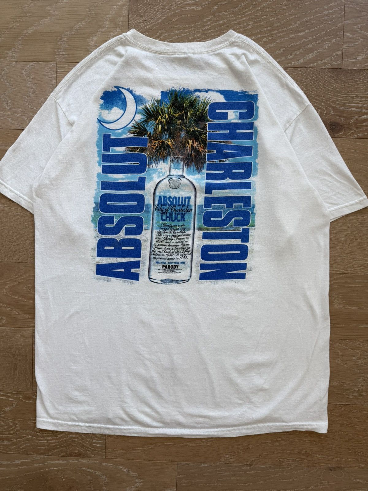 Gildan Absolut Chuck Vodka Charleston NC Parody Shirt Size US L / EU 52-54 / 3 - 2 Thumbnail