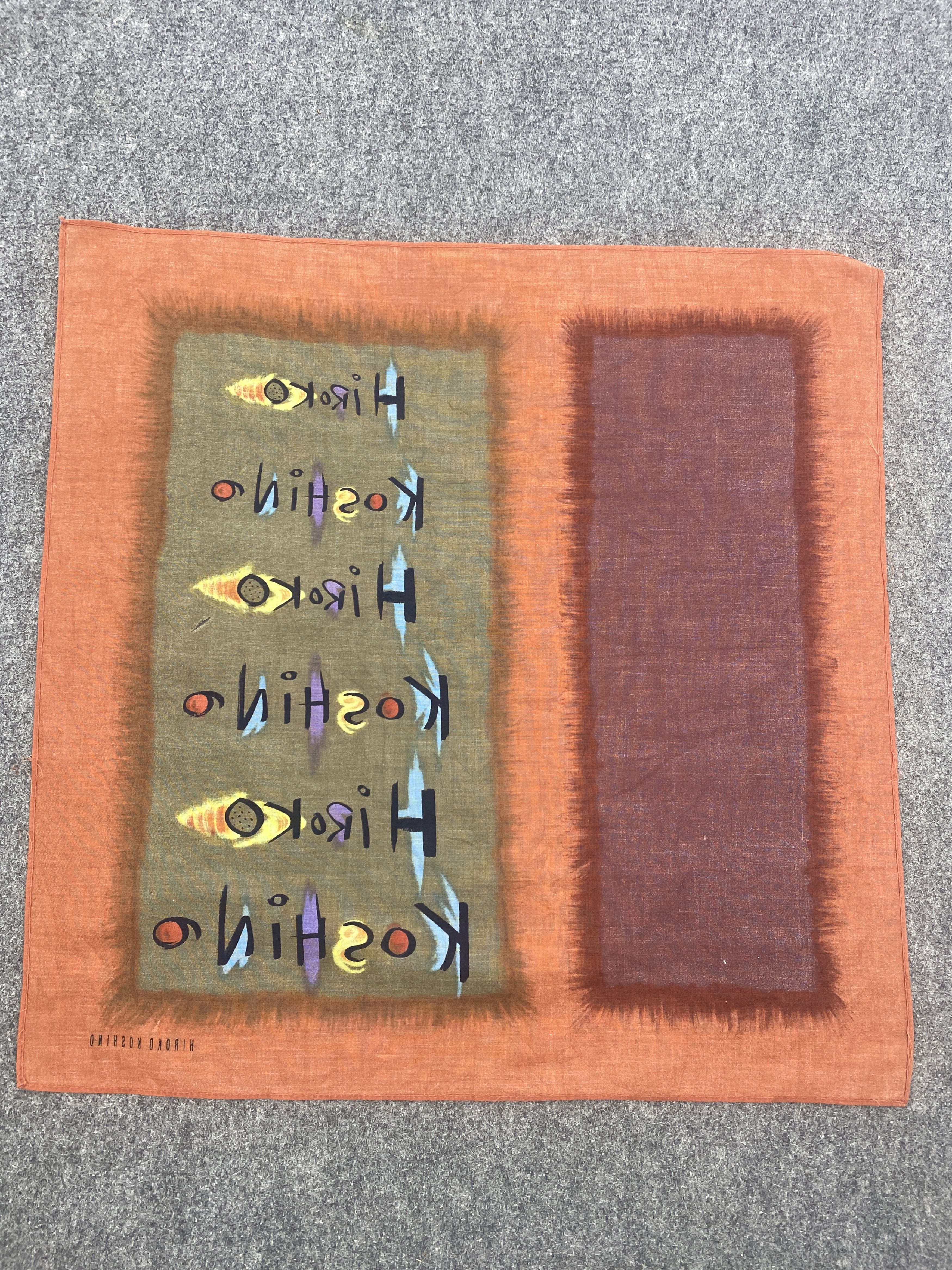 Hiroko Koshino Homme Hiroko Koshino Handkerchief / Neckerchief HKC0997 Size ONE SIZE - 6 Thumbnail