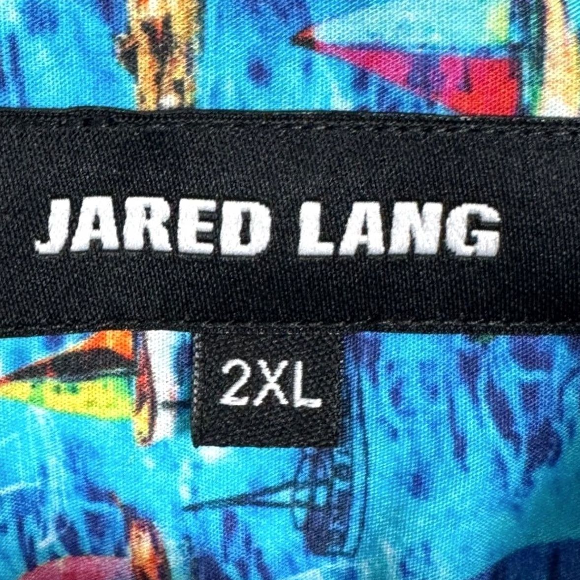Jared Lang Jared Lang Shirt Mens 2XL Blue Sailboat Print Button Up Long Sleeve Casual EUC Size US XXL / EU 58 / 5 - 5 Thumbnail