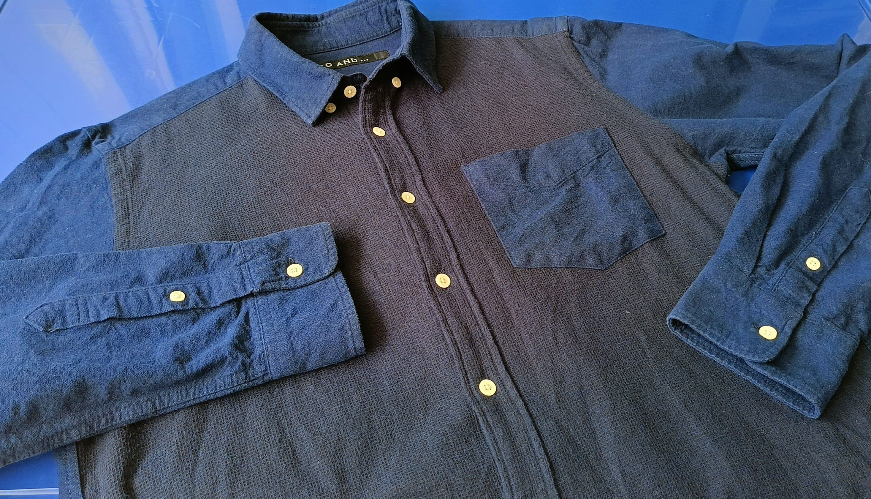 Other Niko and ... indigo navy blue two tone medium shirt Size US M / EU 48-50 / 2 - 2 Thumbnail