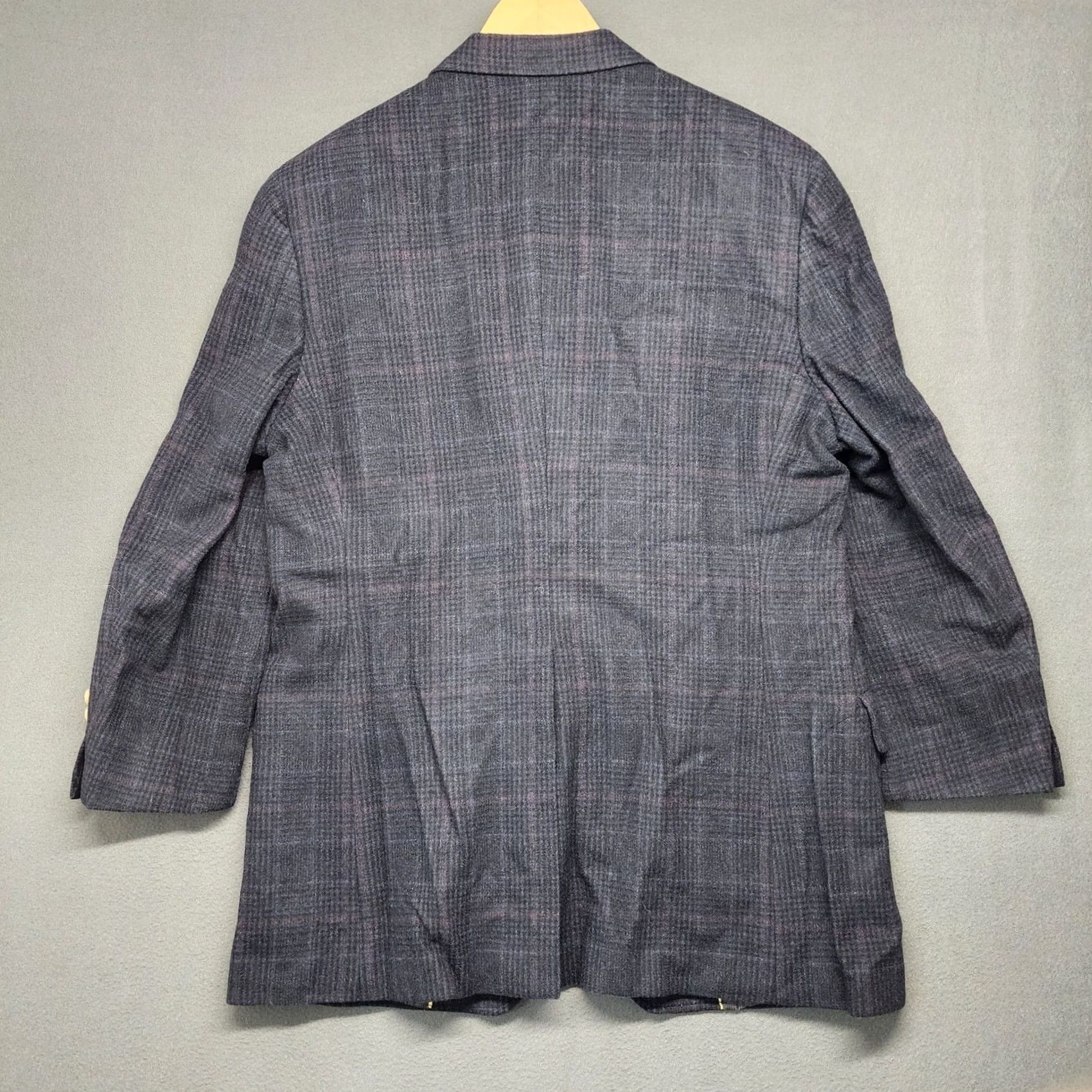 Austin Reed VINTAGE Austin Reed Sport Coat Blazer Mens 42 Short Blue Plaid Union Made USA Size US 42 / EU 58 - 2 Thumbnail