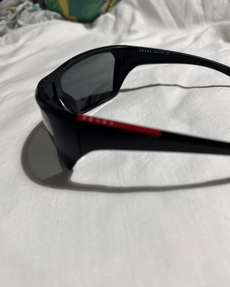 Prada PRADA Sunglasses Sport Symbol Wrap Shield Mask RI875 Size ONE SIZE - 7 Thumbnail