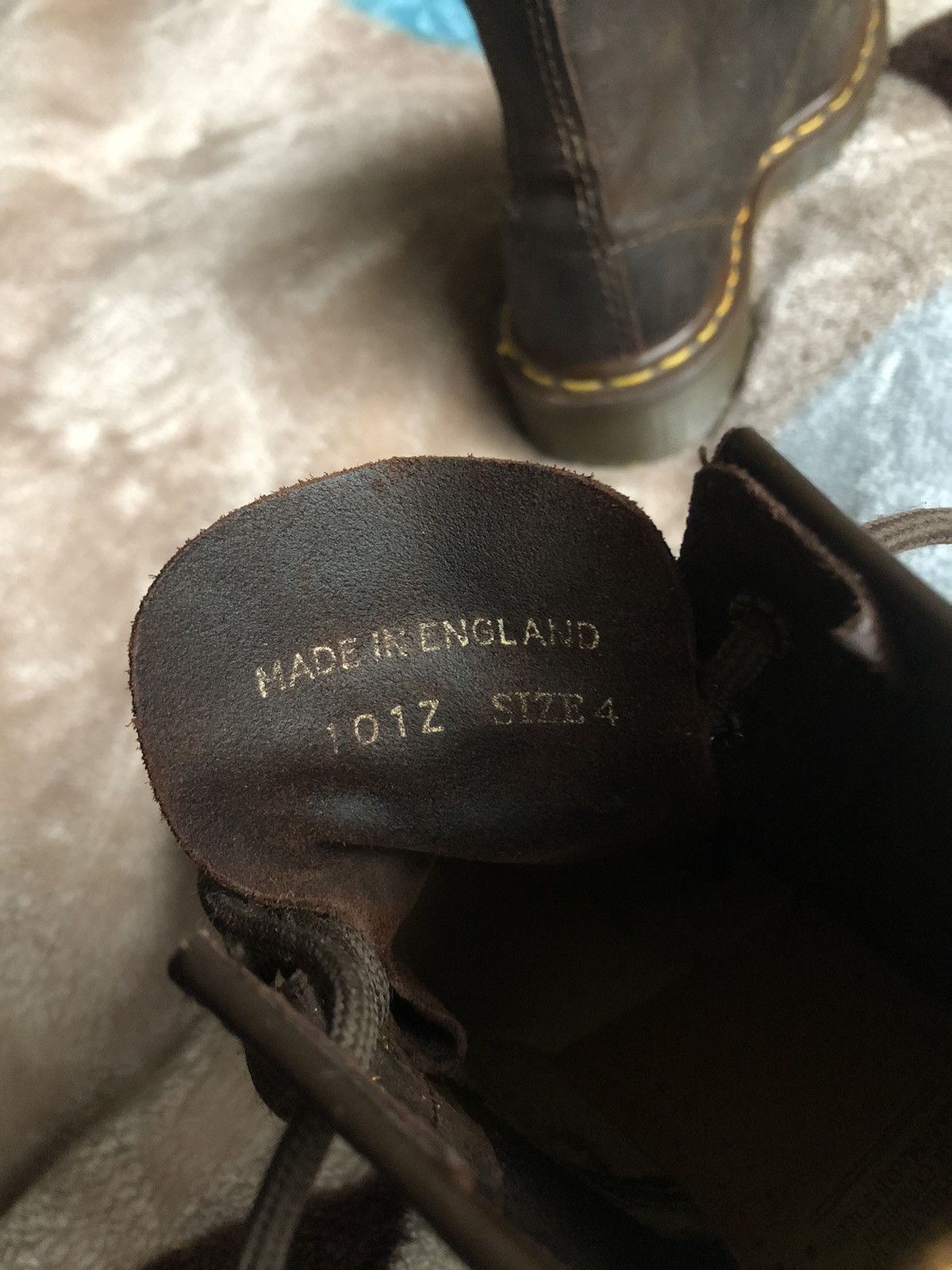 Dr. Martens × Vintage Vintage 90’s Made in England MIE Crazy Horse Dr Martens Size US 6 / IT 36 - 8 Thumbnail
