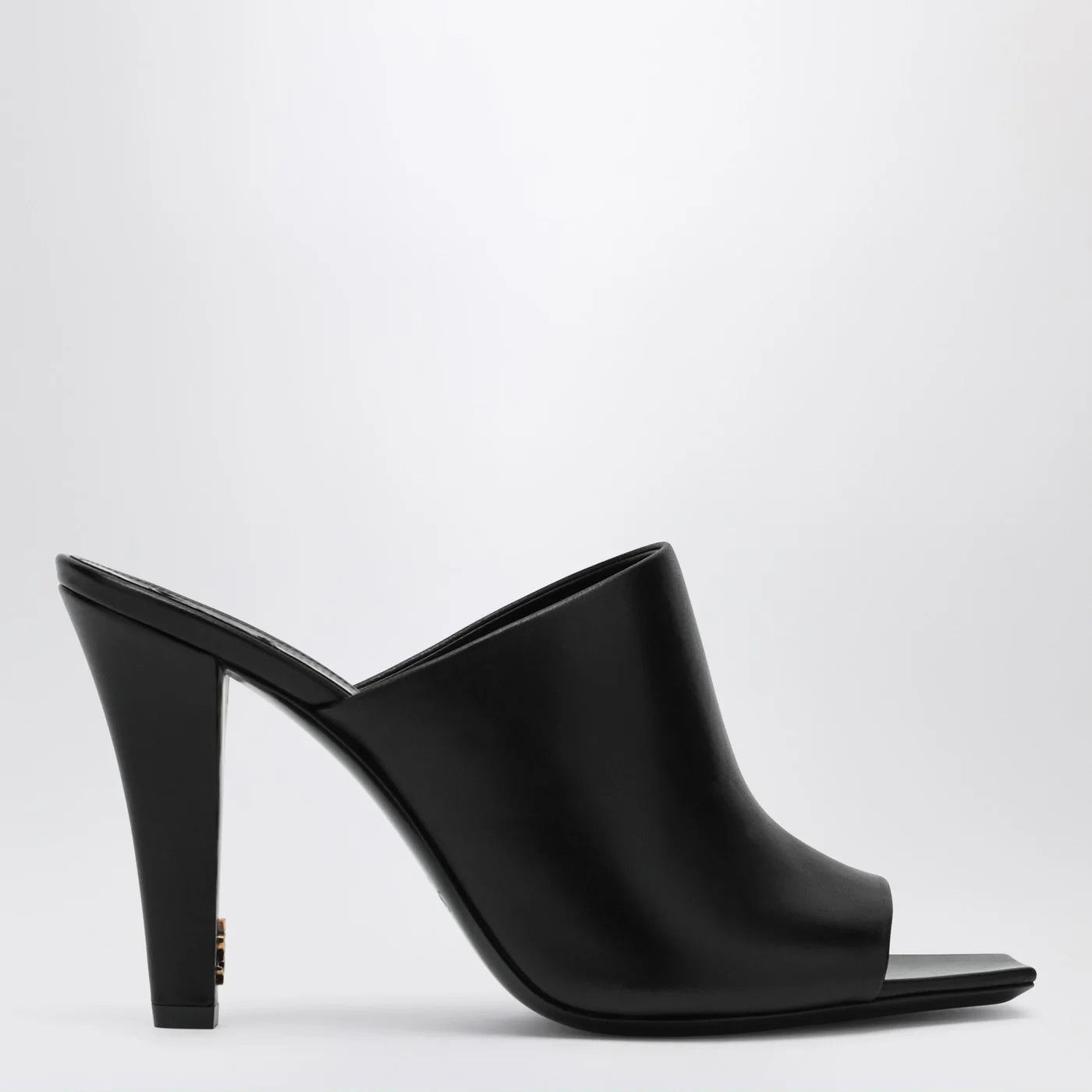 Saint Laurent Paris o1d2blof0526 Leather Mules in Black Size US 10 / IT 40 - 1 Thumbnail