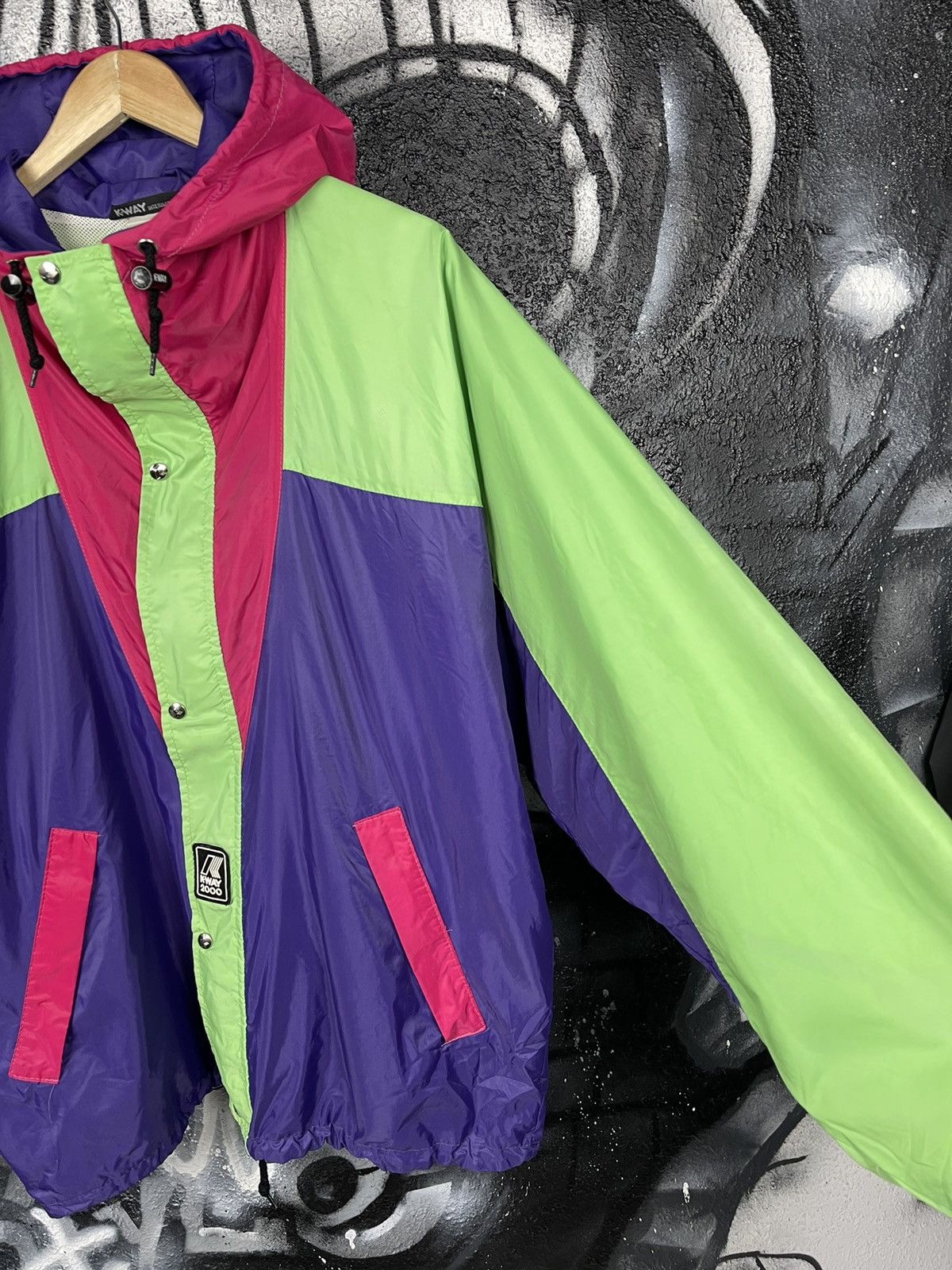 K-Way Vintage K-Way 2000 Packable Windbreaker Jacket Men’s Size M Size US M / EU 48-50 / 2 - 5 Thumbnail