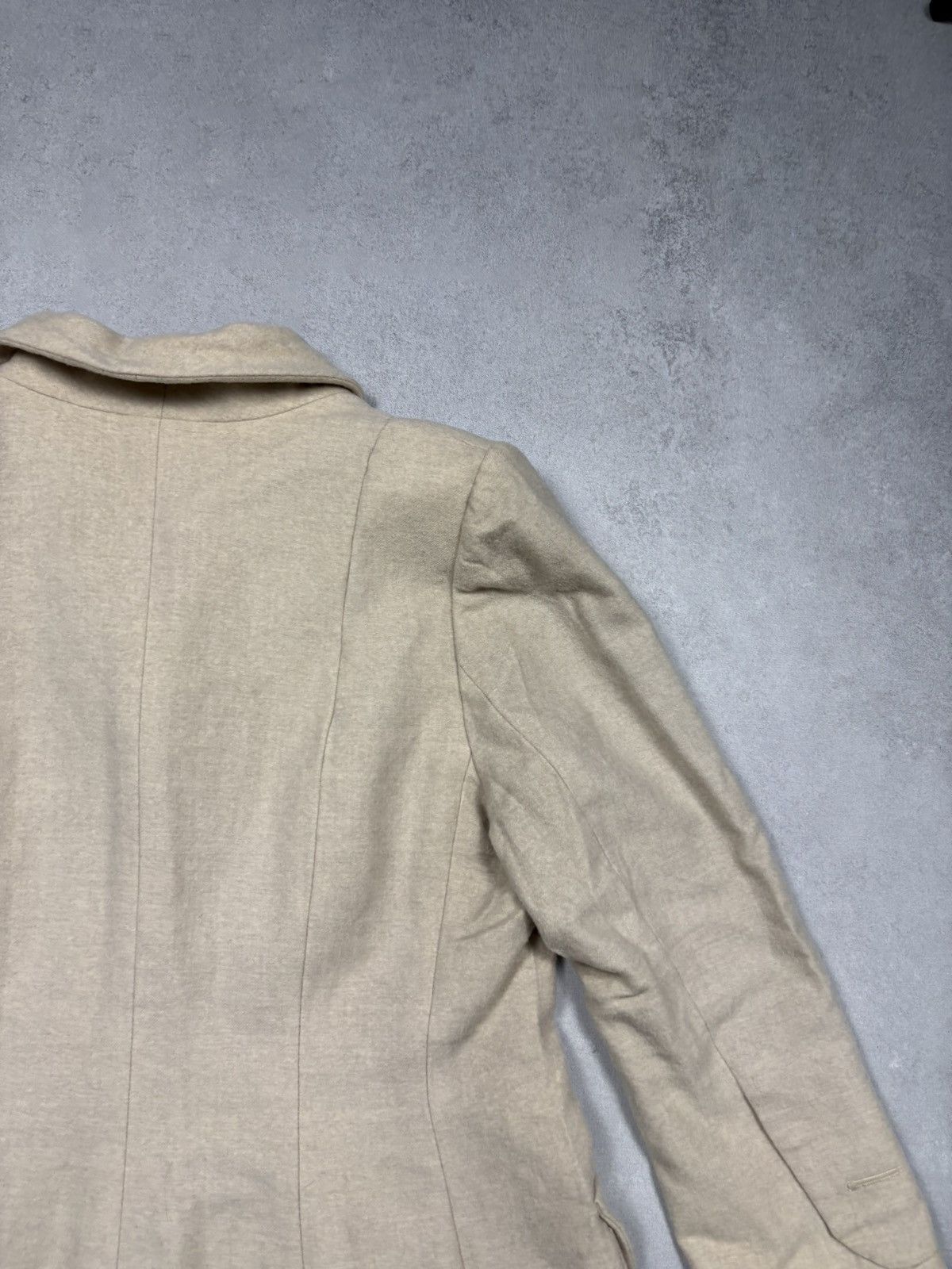 Other Jacques Fath Paris Beige Wool Tailored Blazer Coat Vintage Size L / US 10 / IT 46 - 15 Thumbnail