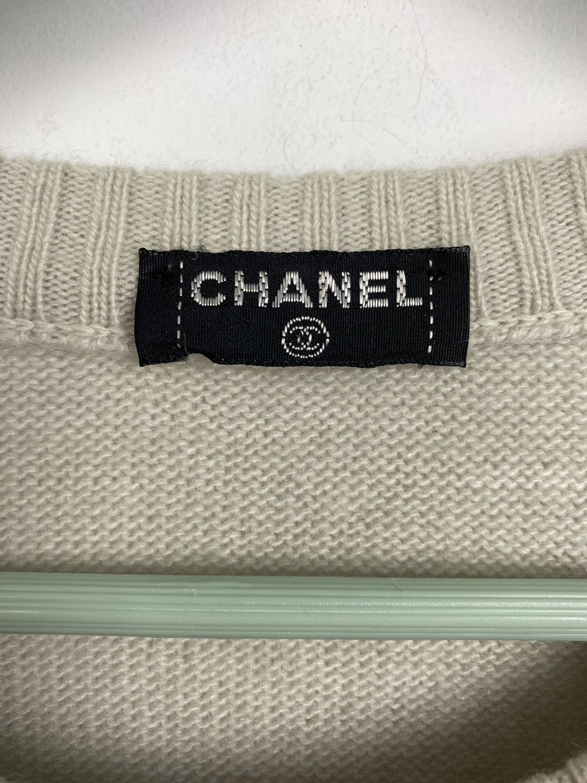 Vintage Chanel Pure Cashmere Sweater Cardigan Dior