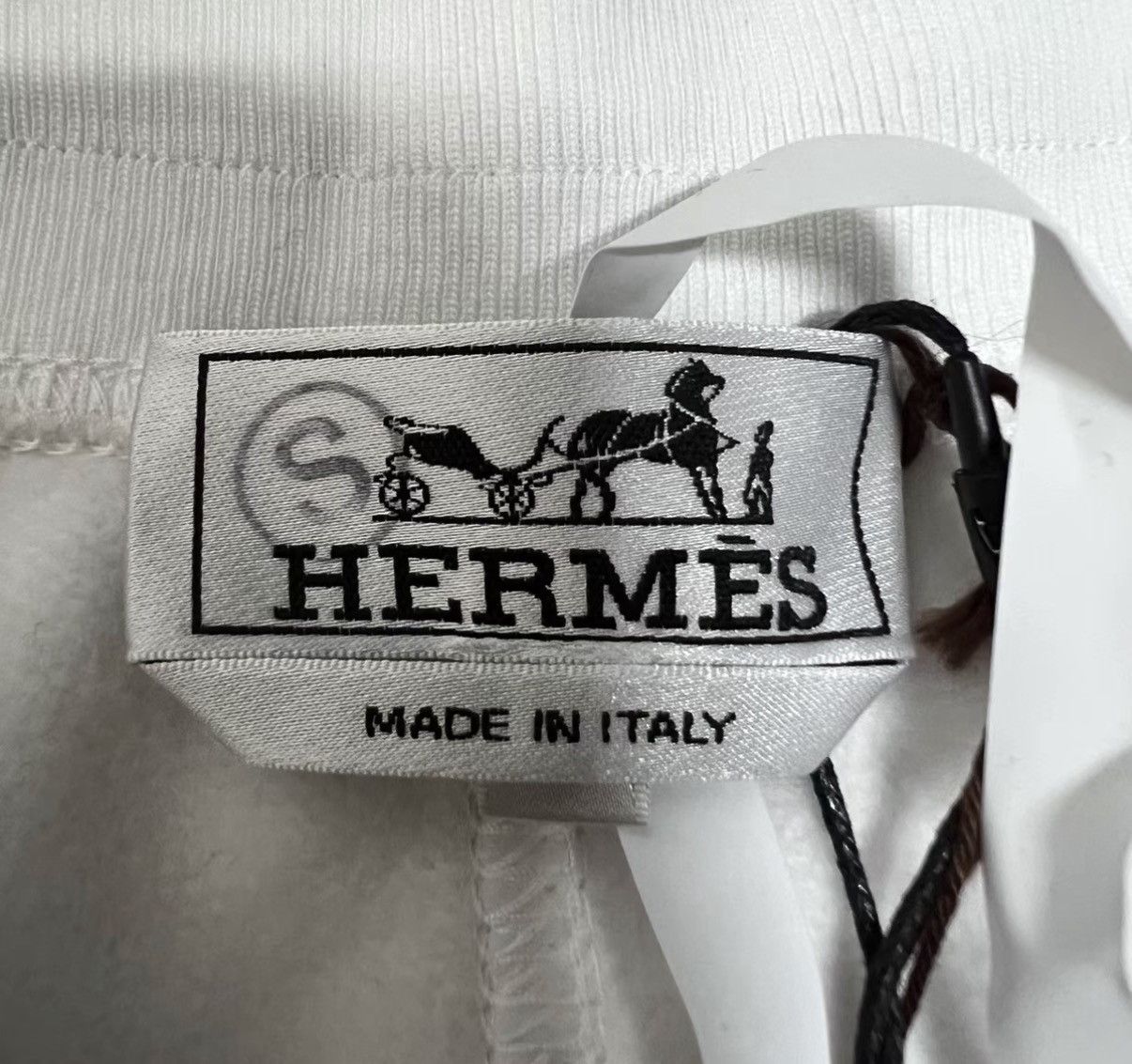 Hermes Hermès White Pants with Side Stripes J41 Size US 34 / EU 50 - 3 Thumbnail