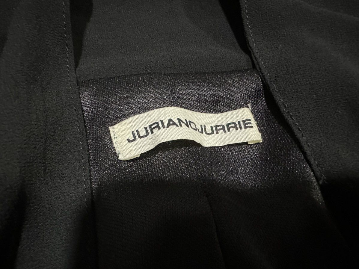 Japanese Brand 🔥Vintage Juriano Jurrie Drape Cardigan See Thru Double Layer Size US L / EU 52-54 / 3 - 6 Thumbnail