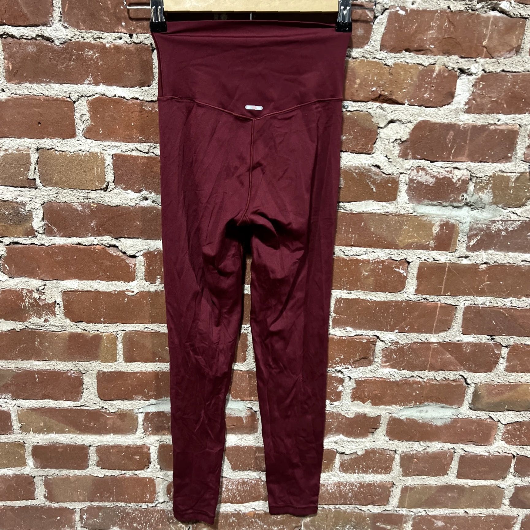 Vintage Aerie XS Leggings Women Red Activewear Compression Pull On Size 26" / US 2 / IT 38 - 3 Thumbnail