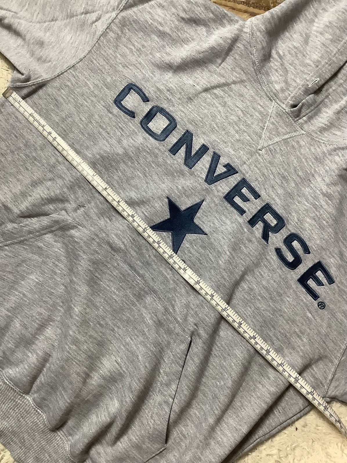 Converse × Vintage Vintage Converse Big Logo Baggy Boxy Hoodie Size US M / EU 48-50 / 2 - 8 Thumbnail