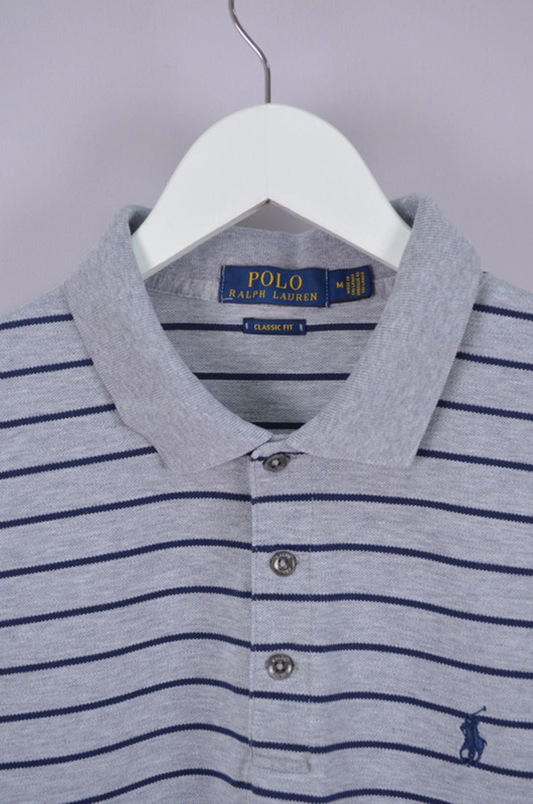 Polo Ralph Lauren Mens Polo Ralph Lauren Grey Polo Shirt Size M Classic Fit Size US M / EU 48-50 / 2 - 3 Thumbnail
